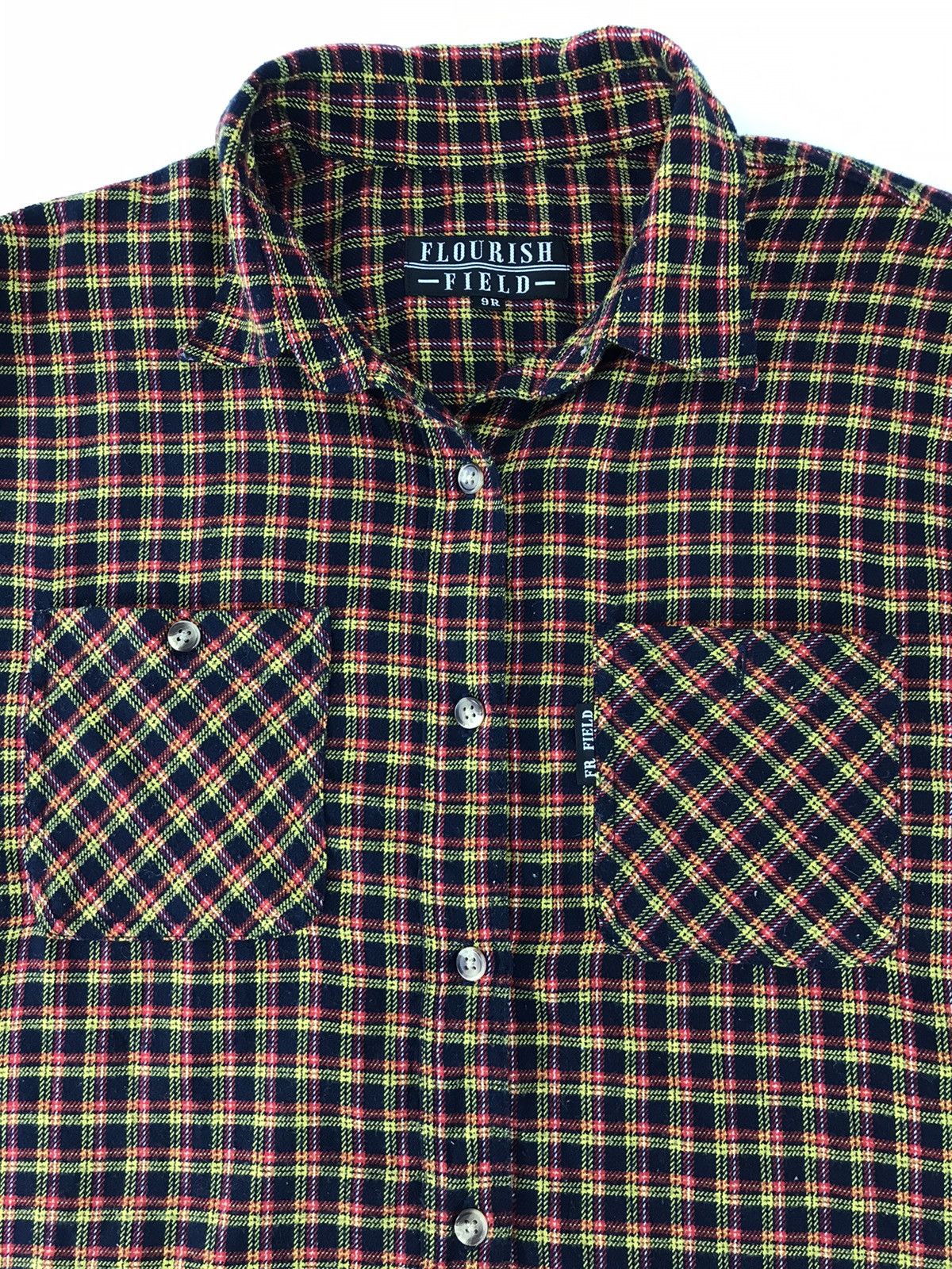 Flannel × Vintage Flourish Field Shirt Double Pocket Plaid Checked K191j Size US M / EU 48-50 / 2 - 2 Thumbnail