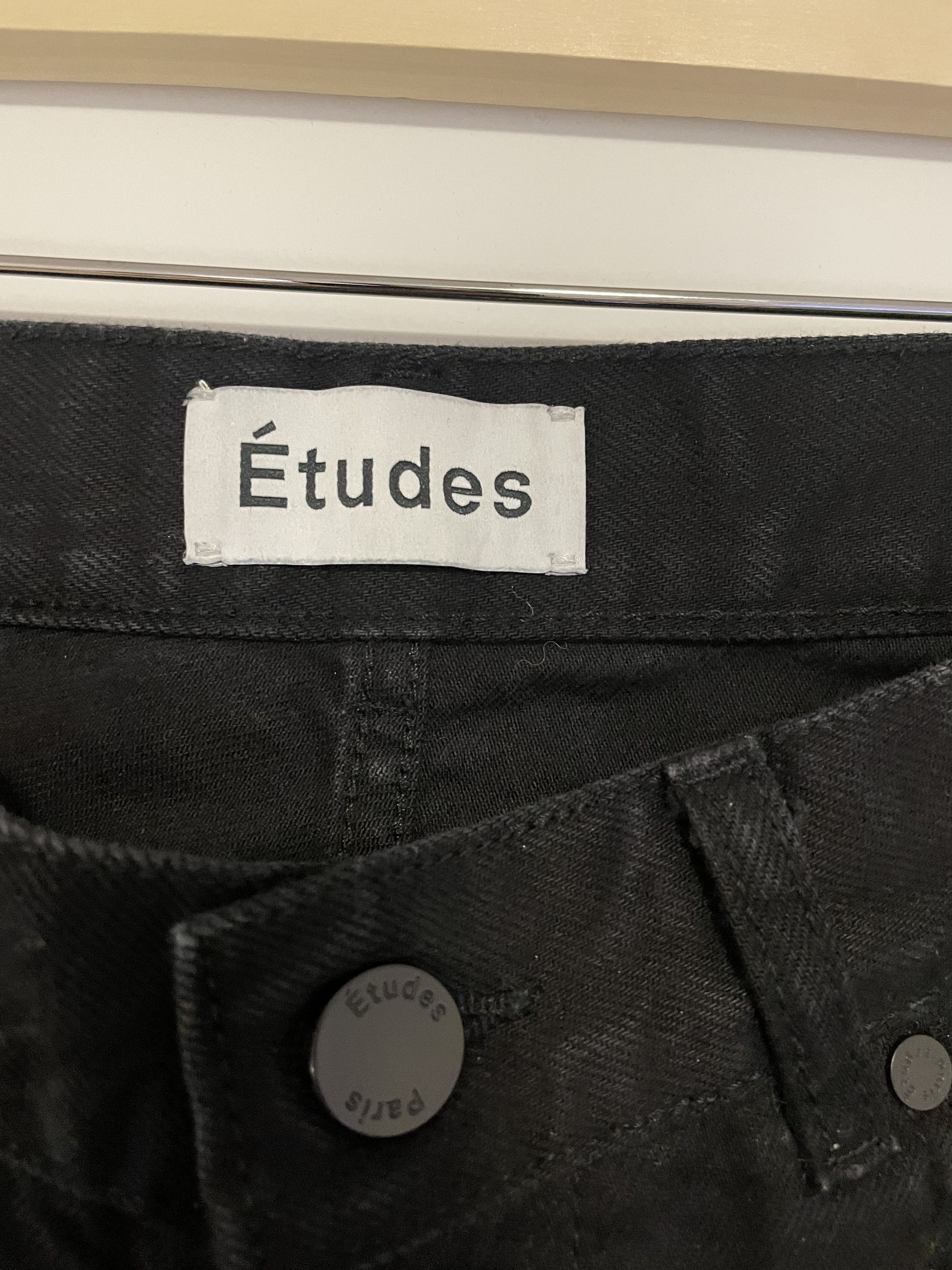 Etudes Black Space Denim Jeans Size US 32 / EU 48 - 7 Thumbnail