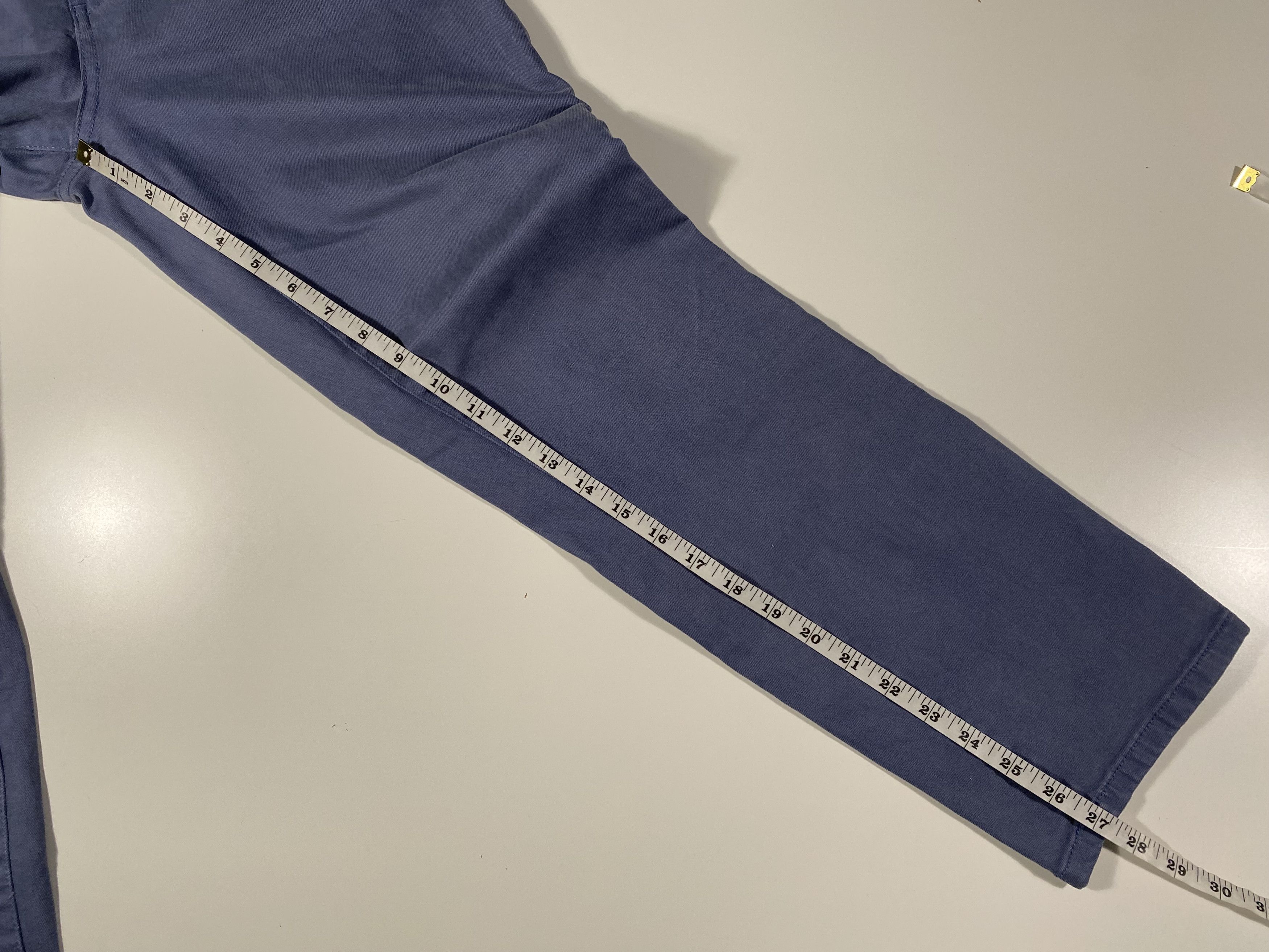 Tory Burch Tory Burch cropped Straight slim chino slate blue 34x27 Size 34" / US 12 / IT 48 - 10 Thumbnail