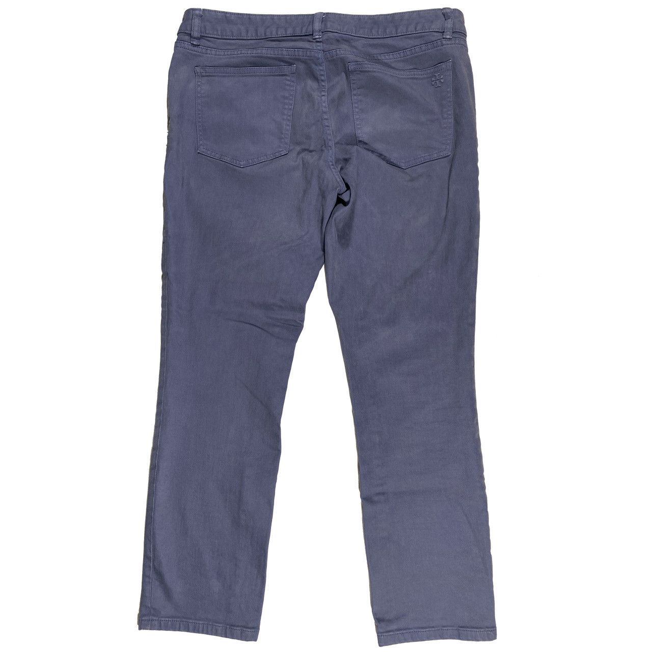 Tory Burch Tory Burch cropped Straight slim chino slate blue 34x27 Size 34" / US 12 / IT 48 - 2 Thumbnail