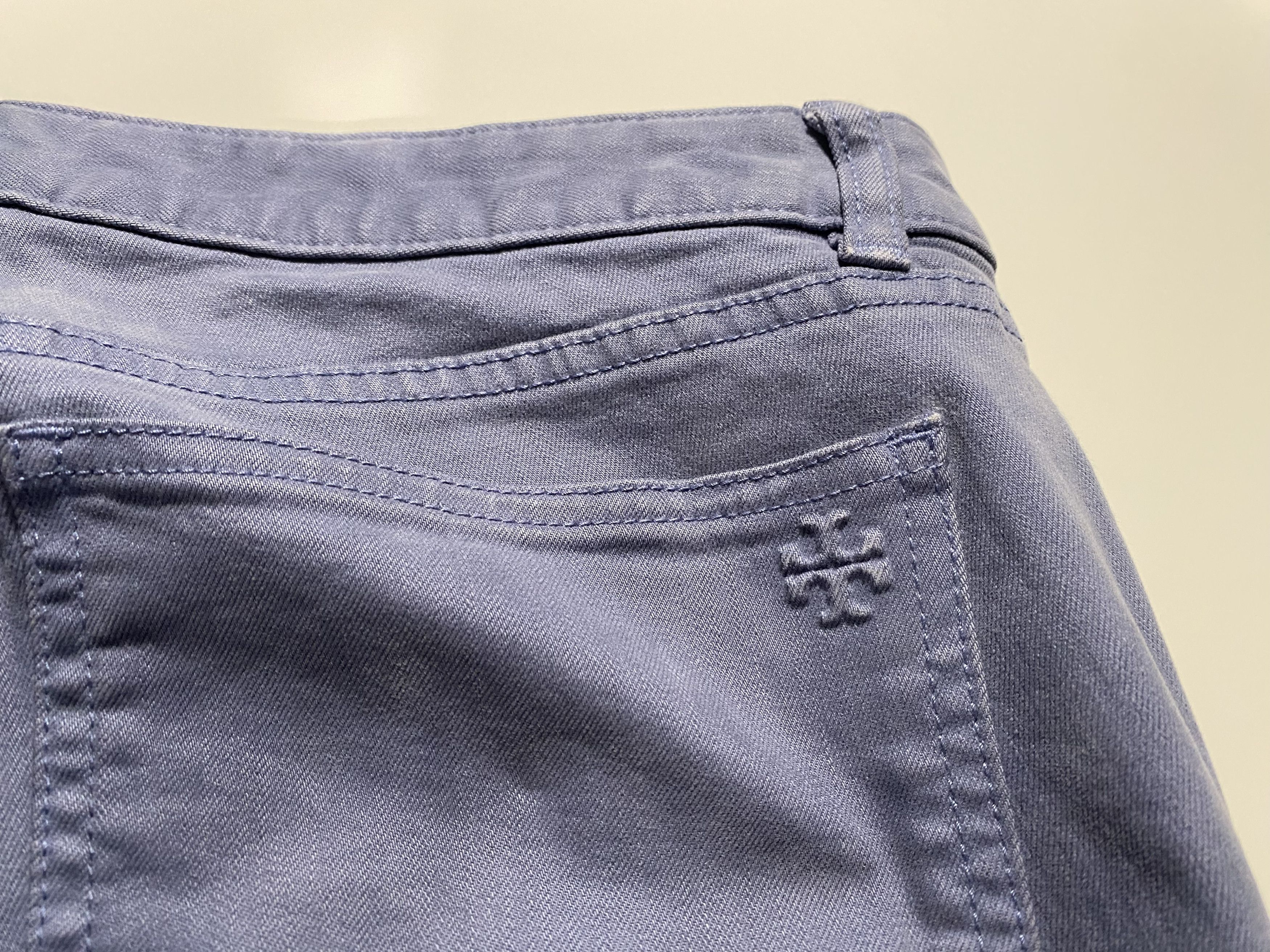 Tory Burch Tory Burch cropped Straight slim chino slate blue 34x27 Size 34" / US 12 / IT 48 - 8 Thumbnail