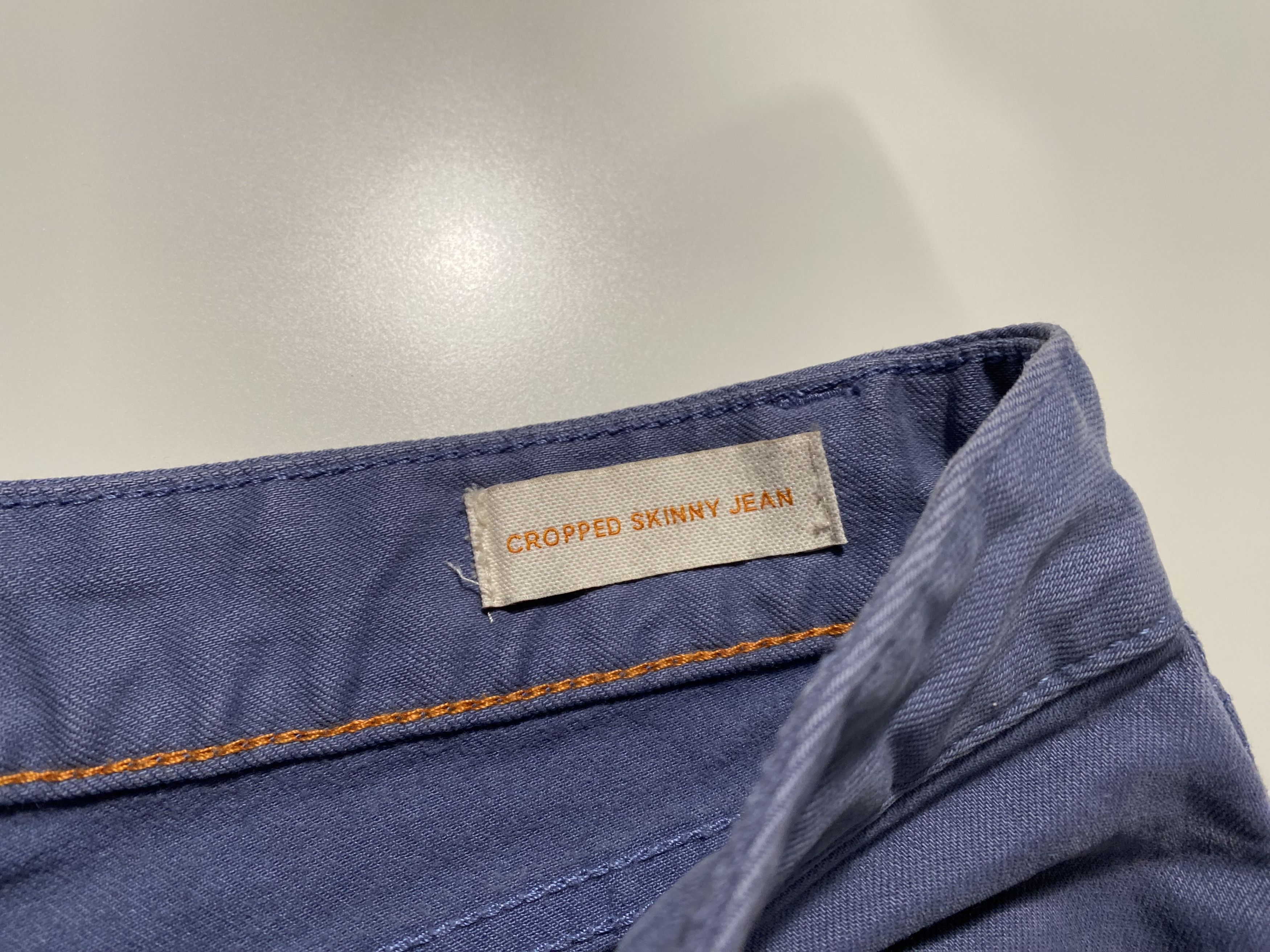 Tory Burch Tory Burch cropped Straight slim chino slate blue 34x27 Size 34" / US 12 / IT 48 - 6 Thumbnail