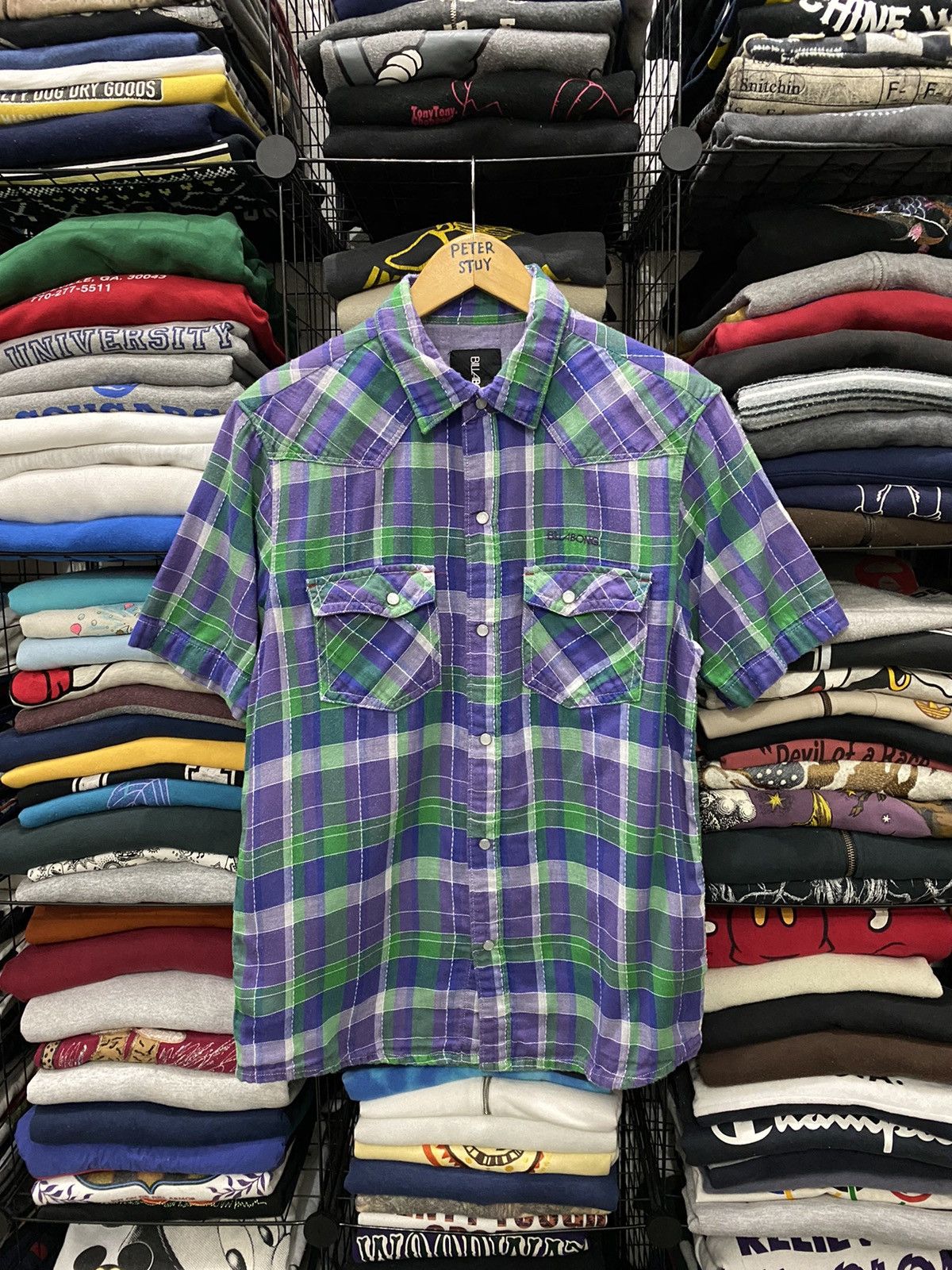 Billabong Billabong Stone button shirt nice design Size US L / EU 52-54 / 3 - 1 Thumbnail