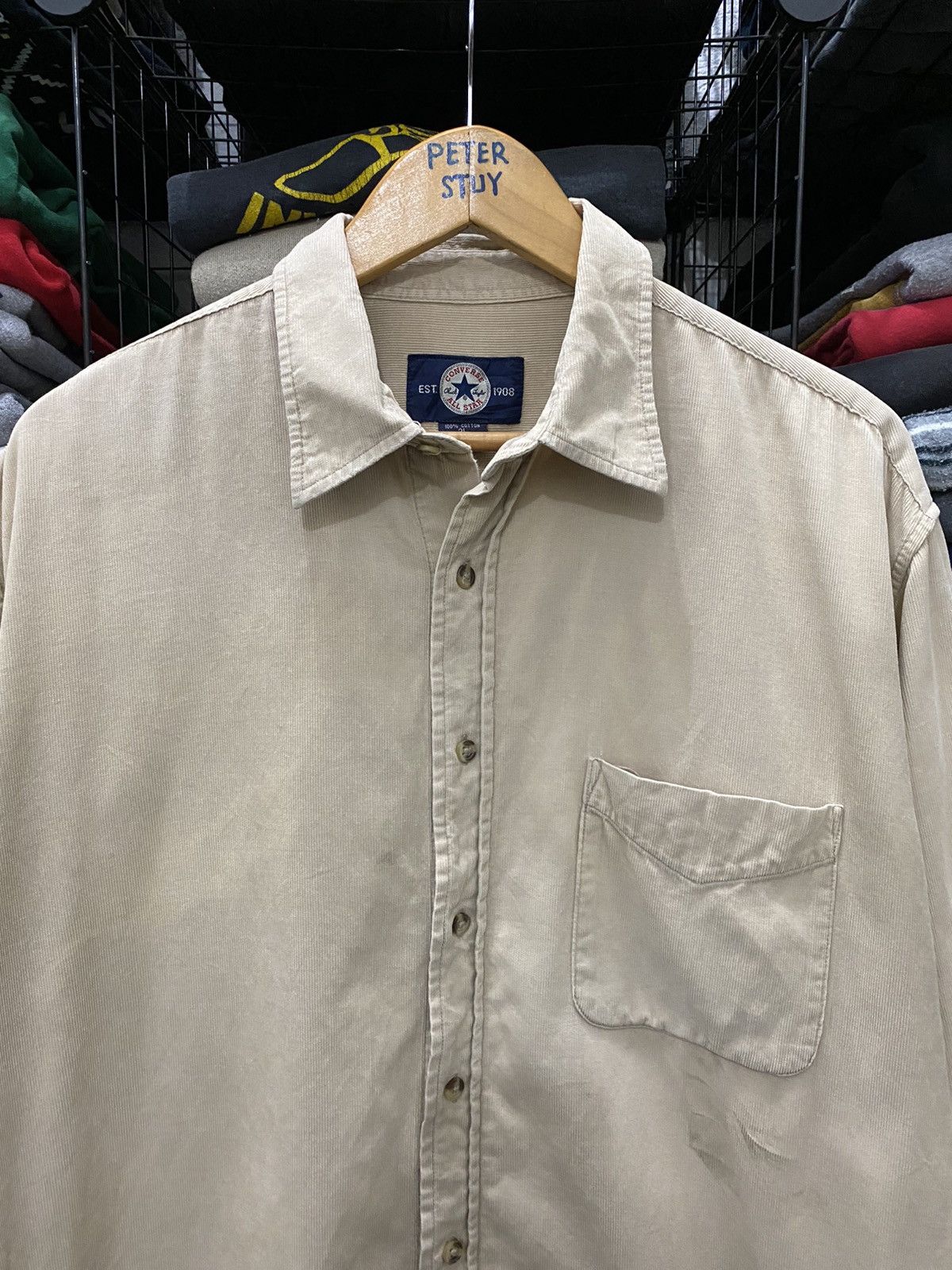 Converse × Vintage Vintage Converse Shirt Size US XL / EU 56 / 4 - 3 Thumbnail