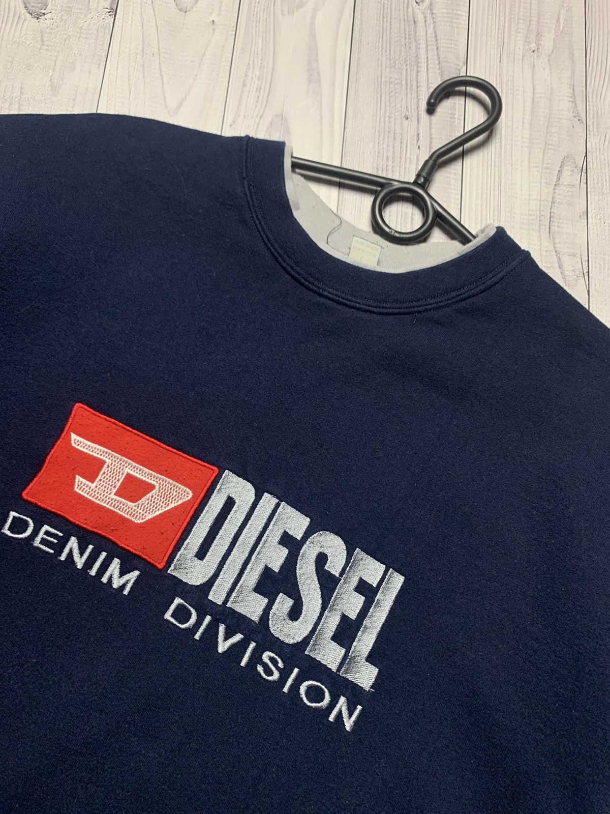 Diesel × Vintage Vintage Diesel Denim Division sweatshirt size M big logo Size US M / EU 48-50 / 2 - 3 Thumbnail