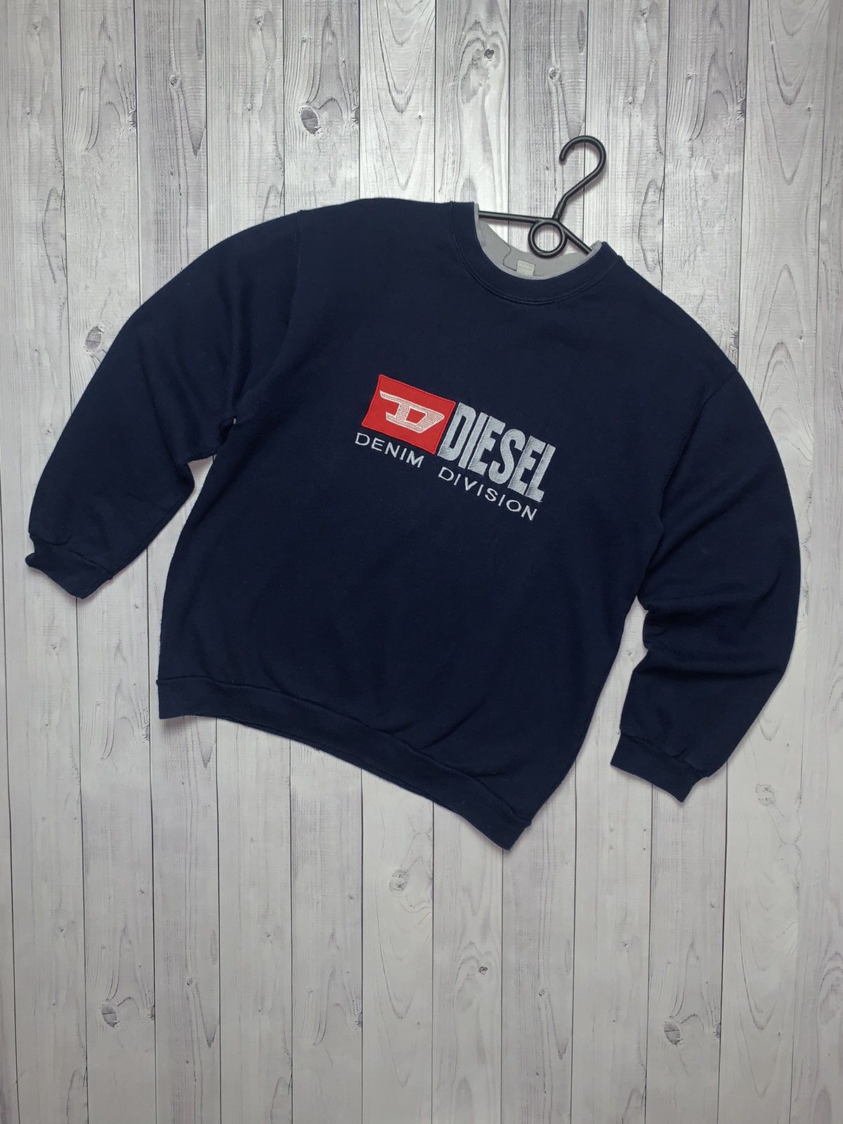Diesel × Vintage Vintage Diesel Denim Division sweatshirt size M big logo Size US M / EU 48-50 / 2 - 1 Thumbnail