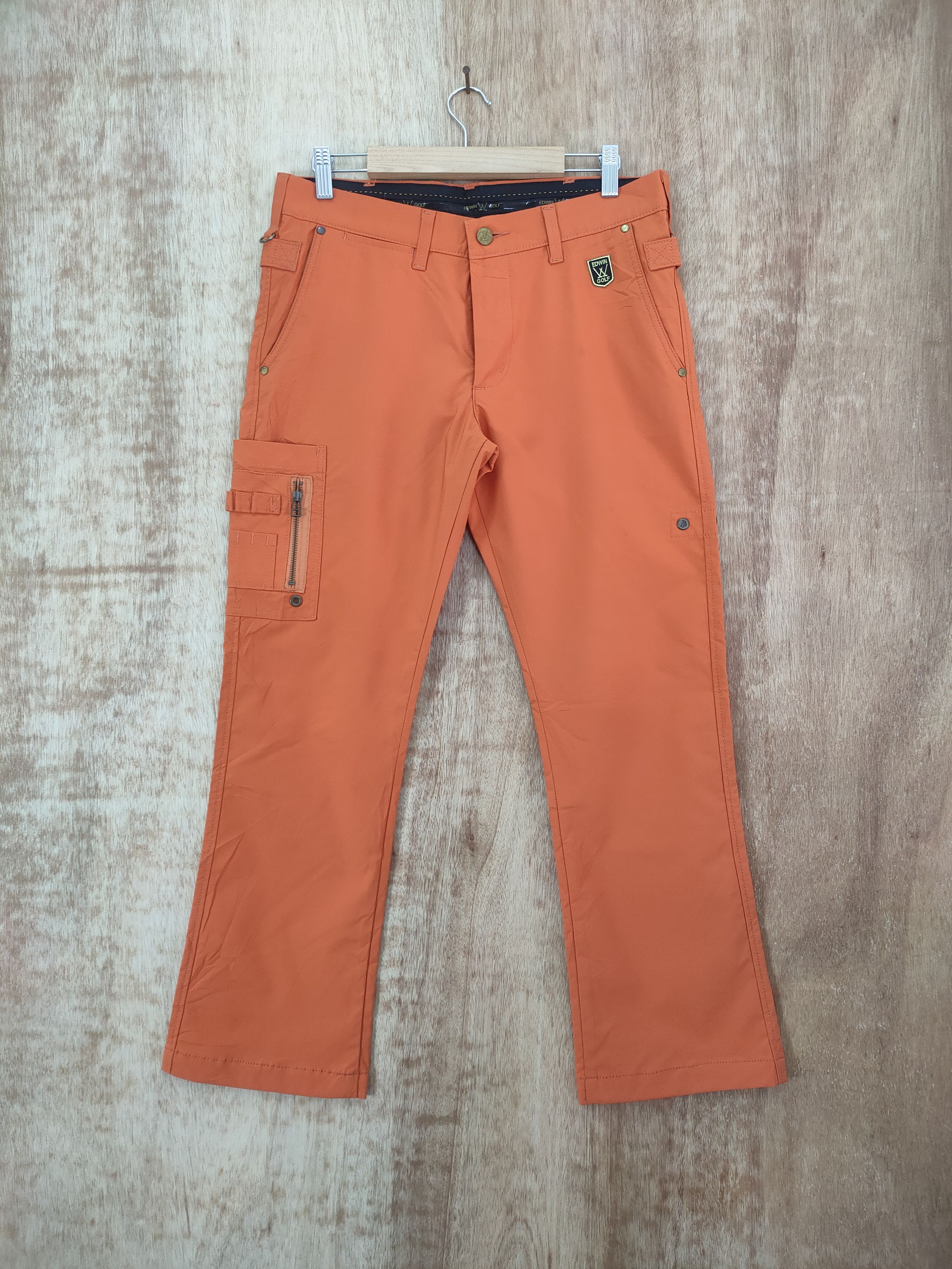 image of Edwin Oren Cargo Pants in Orange, Men's (Size 31)