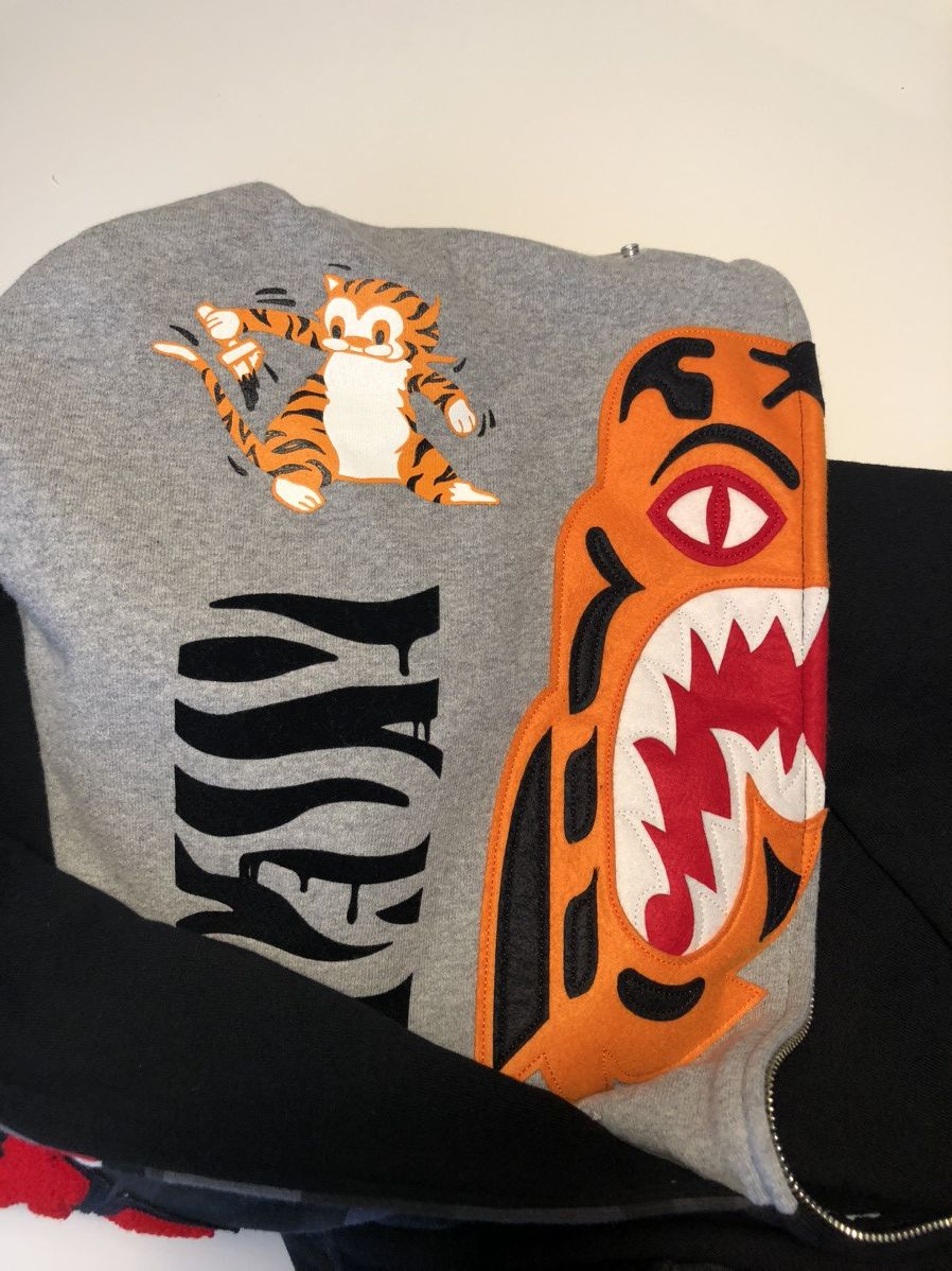 Bape Color Camo Tiger Shark Double Full Zip Hoodie Size US S / EU 44-46 / 1 - 11 Thumbnail