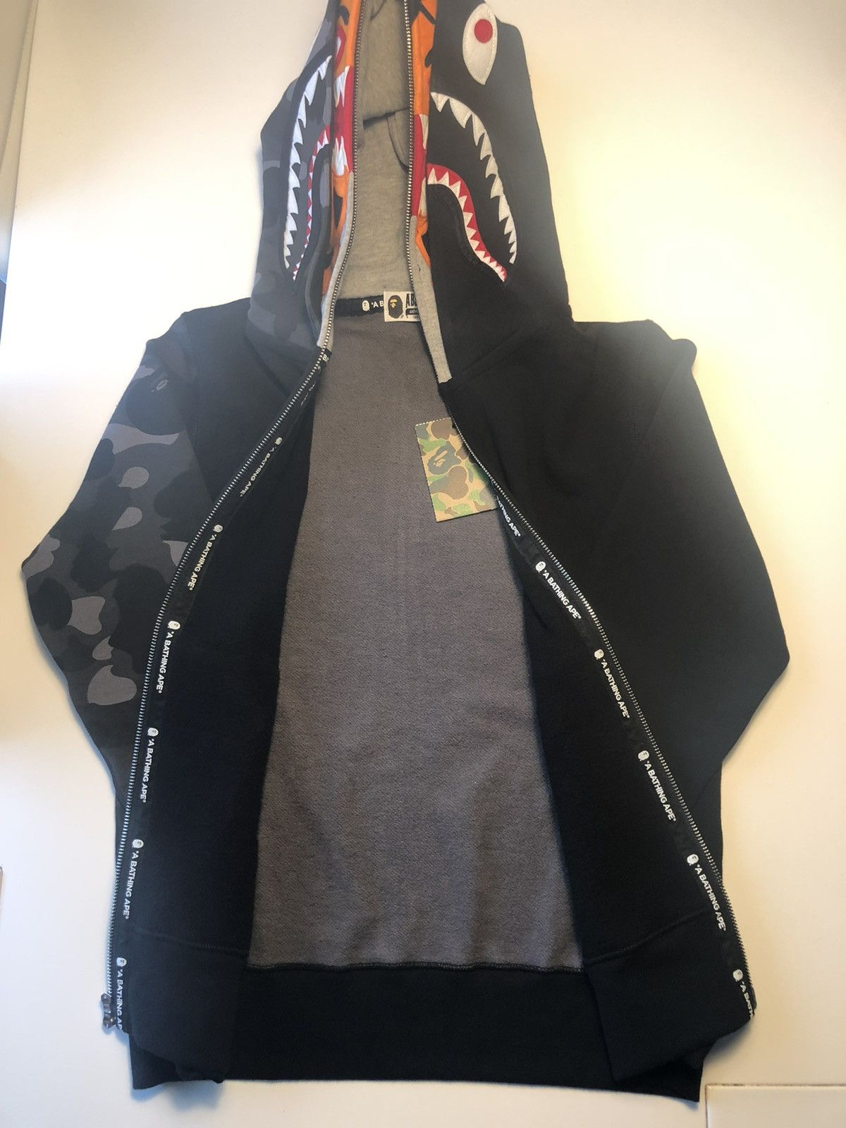 Bape Color Camo Tiger Shark Double Full Zip Hoodie Size US S / EU 44-46 / 1 - 3 Thumbnail