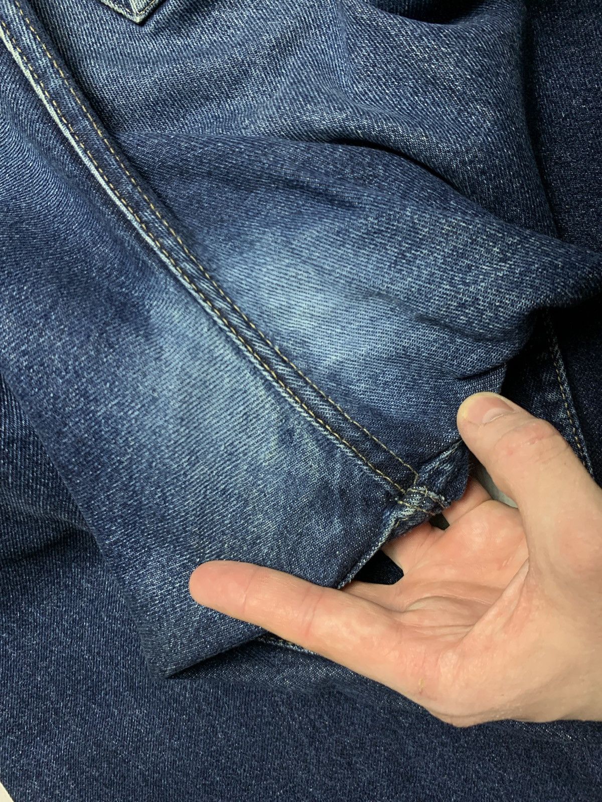 Vintage × Yves Saint Laurent Vintage Yves Saint Laurent denim cotton rare size 36 Size US 36 / EU 52 - 9 Thumbnail