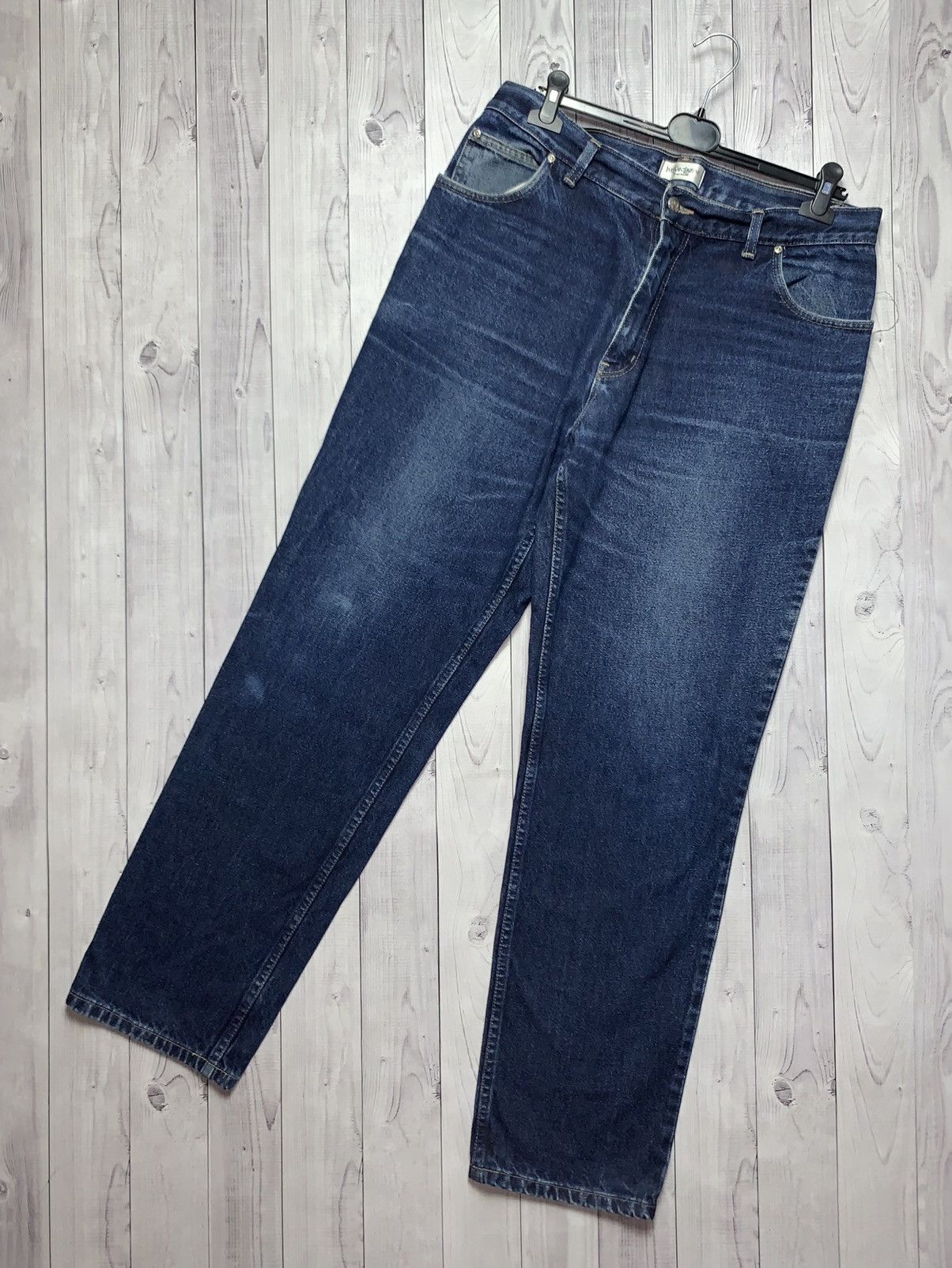 Vintage × Yves Saint Laurent Vintage Yves Saint Laurent denim cotton rare size 36 Size US 36 / EU 52 - 1 Thumbnail