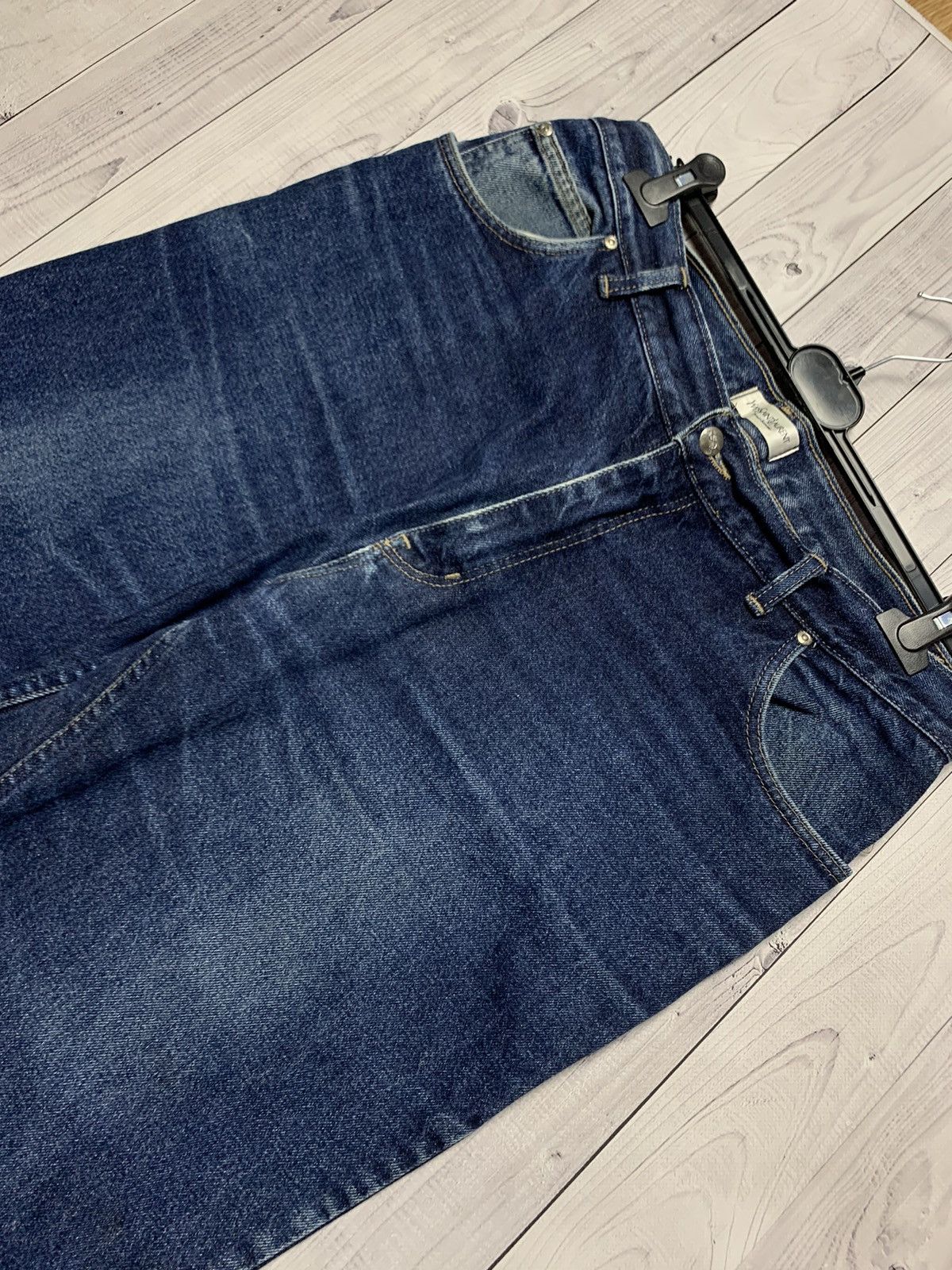 Vintage × Yves Saint Laurent Vintage Yves Saint Laurent denim cotton rare size 36 Size US 36 / EU 52 - 3 Thumbnail
