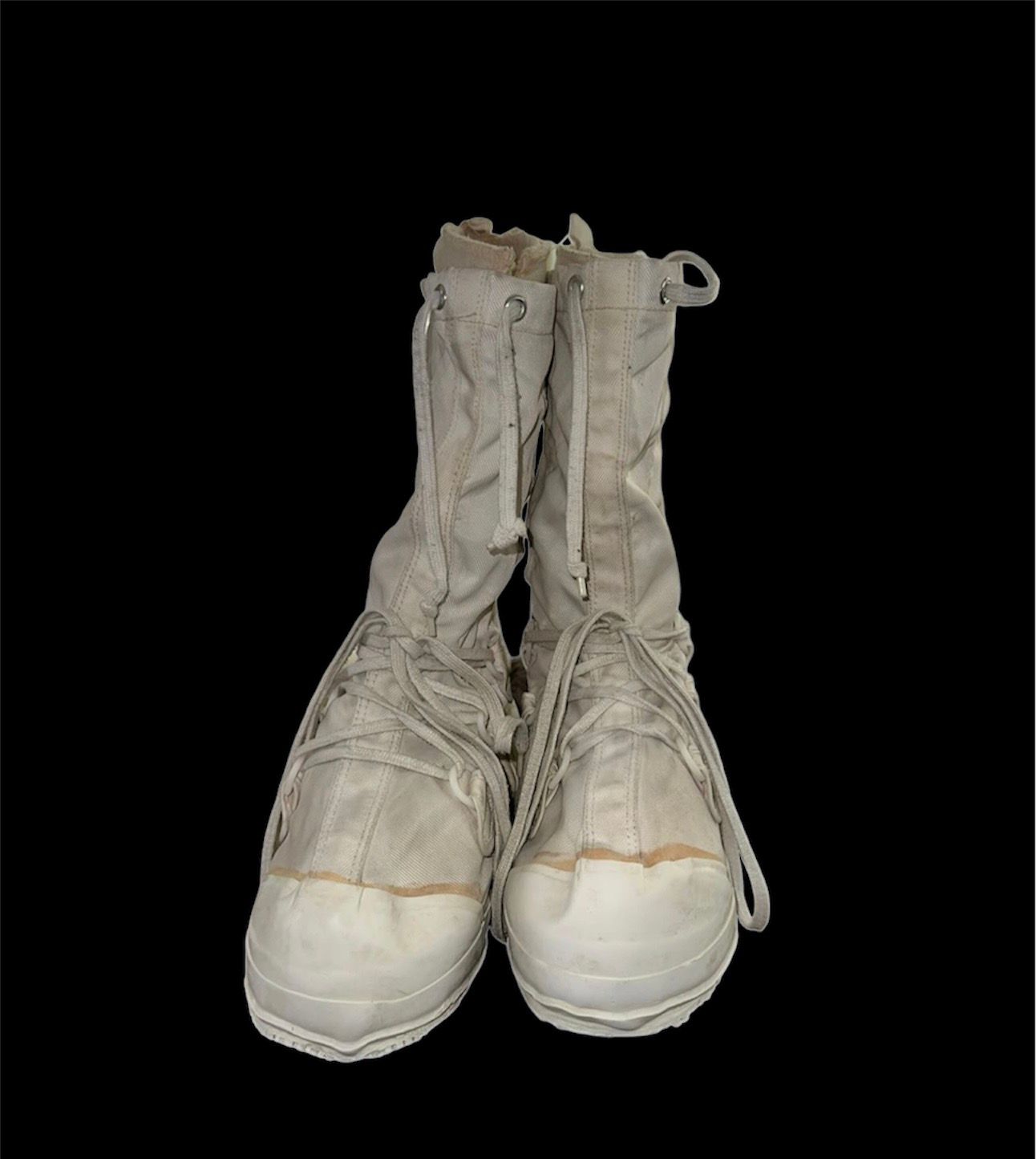 Pre-owned Military X Vintage 1980s Military Issue Mukluk Boots In White