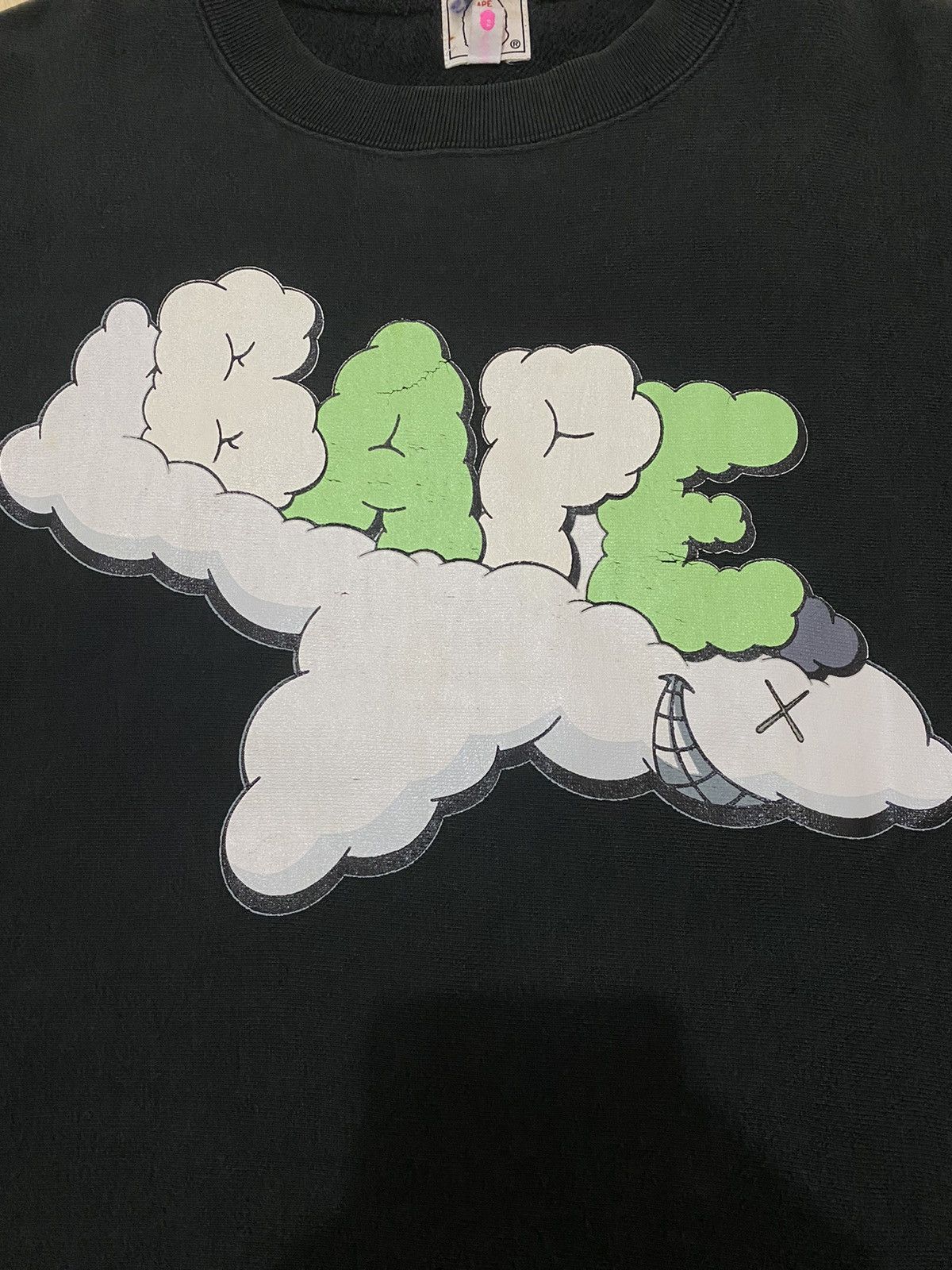 Bape × Kaws Bape x Kaws Cloud Crewneck Size S / US 4 / IT 40 - 2 Thumbnail