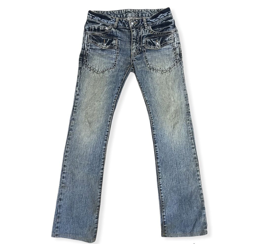 Katharine Hamnett London Katherine Hamnett Front Pocket Bush Distressed Jeans Size US 32 / EU 48 - 2 Thumbnail