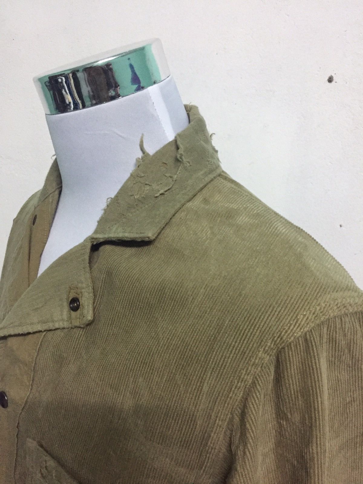 Kapital RAREST Kapital Corduroy Distress Long Jacket Military Style Size US M / EU 48-50 / 2 - 5 Thumbnail