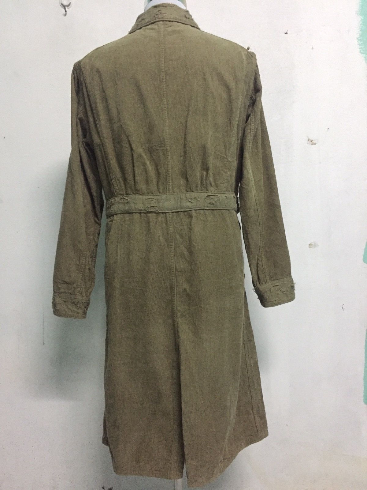 Kapital RAREST Kapital Corduroy Distress Long Jacket Military Style Size US M / EU 48-50 / 2 - 7 Thumbnail