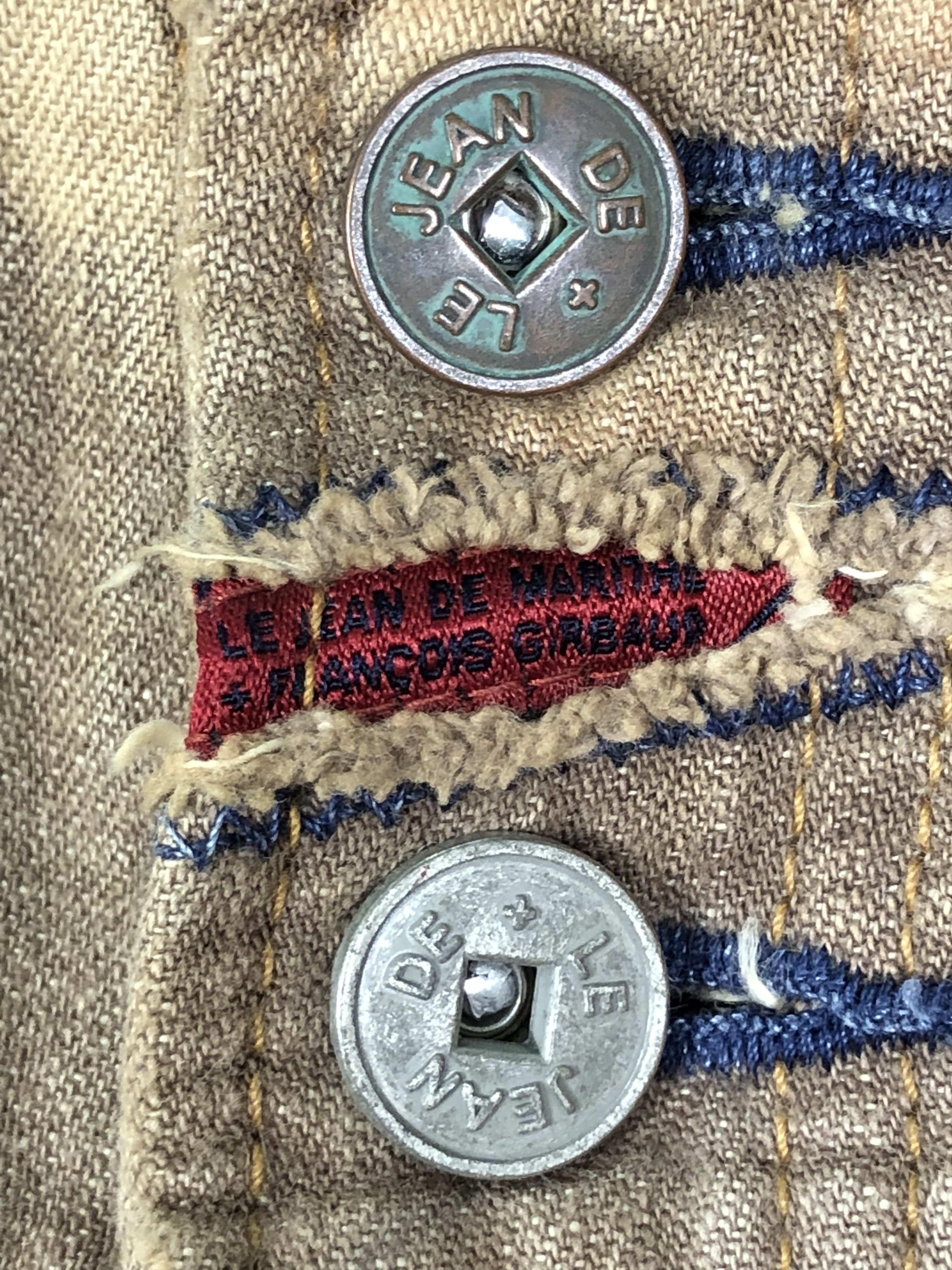 Marithe + Francois Girbaud RARE🔥VINTAGE 90’S SPIKES STUD DISTRESSED STYLE JEAN 31/44 Size US 31 - 12 Thumbnail