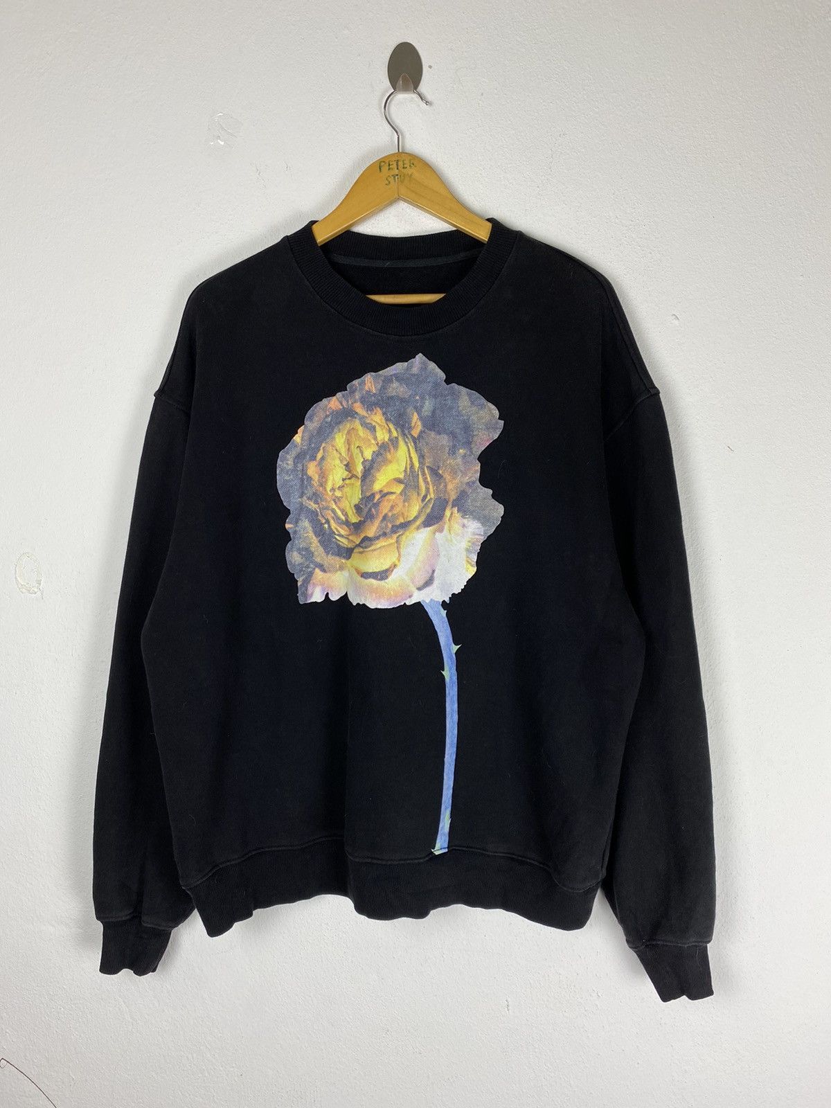 Japanese Brand Rose Design Sweatshirt by SASA Size US S / EU 44-46 / 1 - 2 Thumbnail