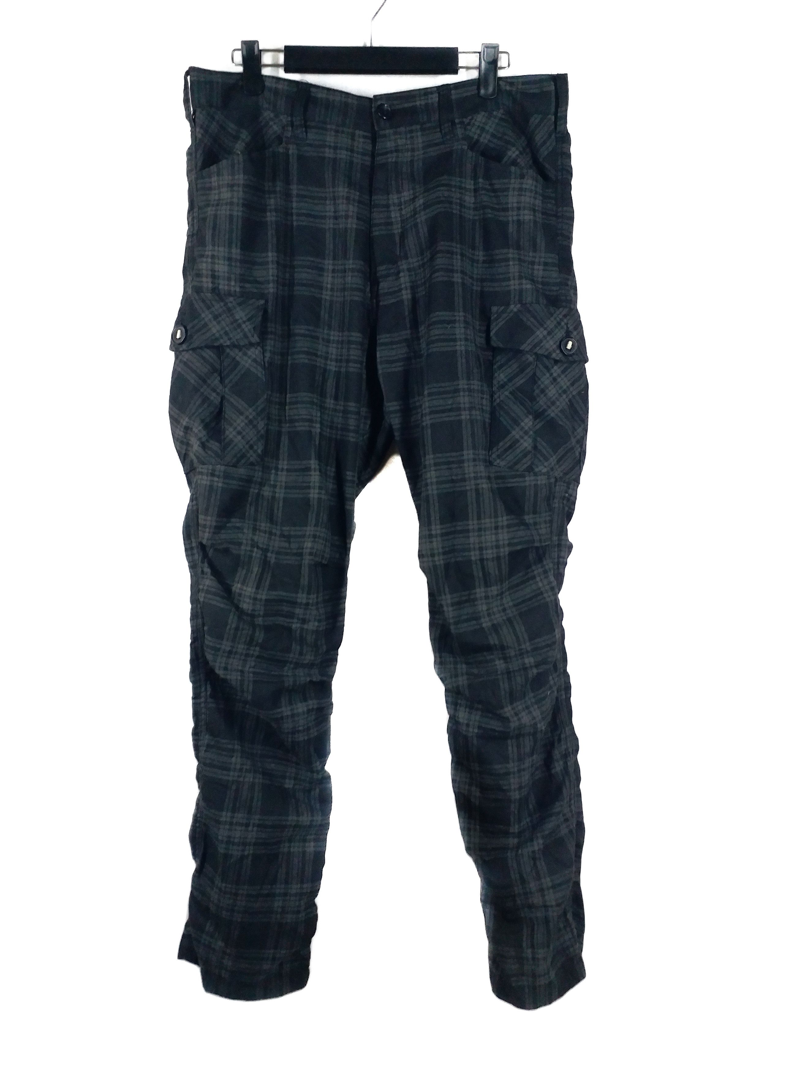 🔥Awesome Tartan Cargo Pant Style Multipockets Size 31
