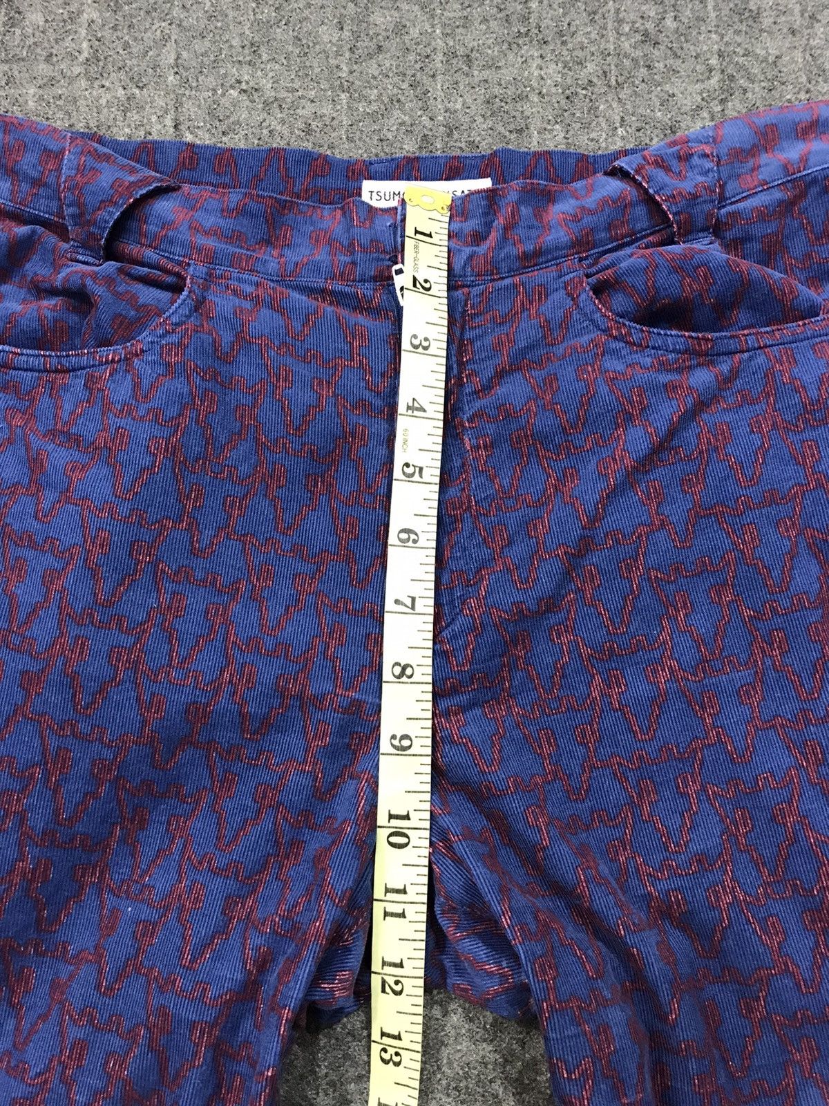Issey Miyake × Japanese Brand × Tsumori Chisato Tsumori Chisato Corduroy Over Printed Pant Jogger K187j Size 30" / US 8 / IT 44 - 12 Thumbnail