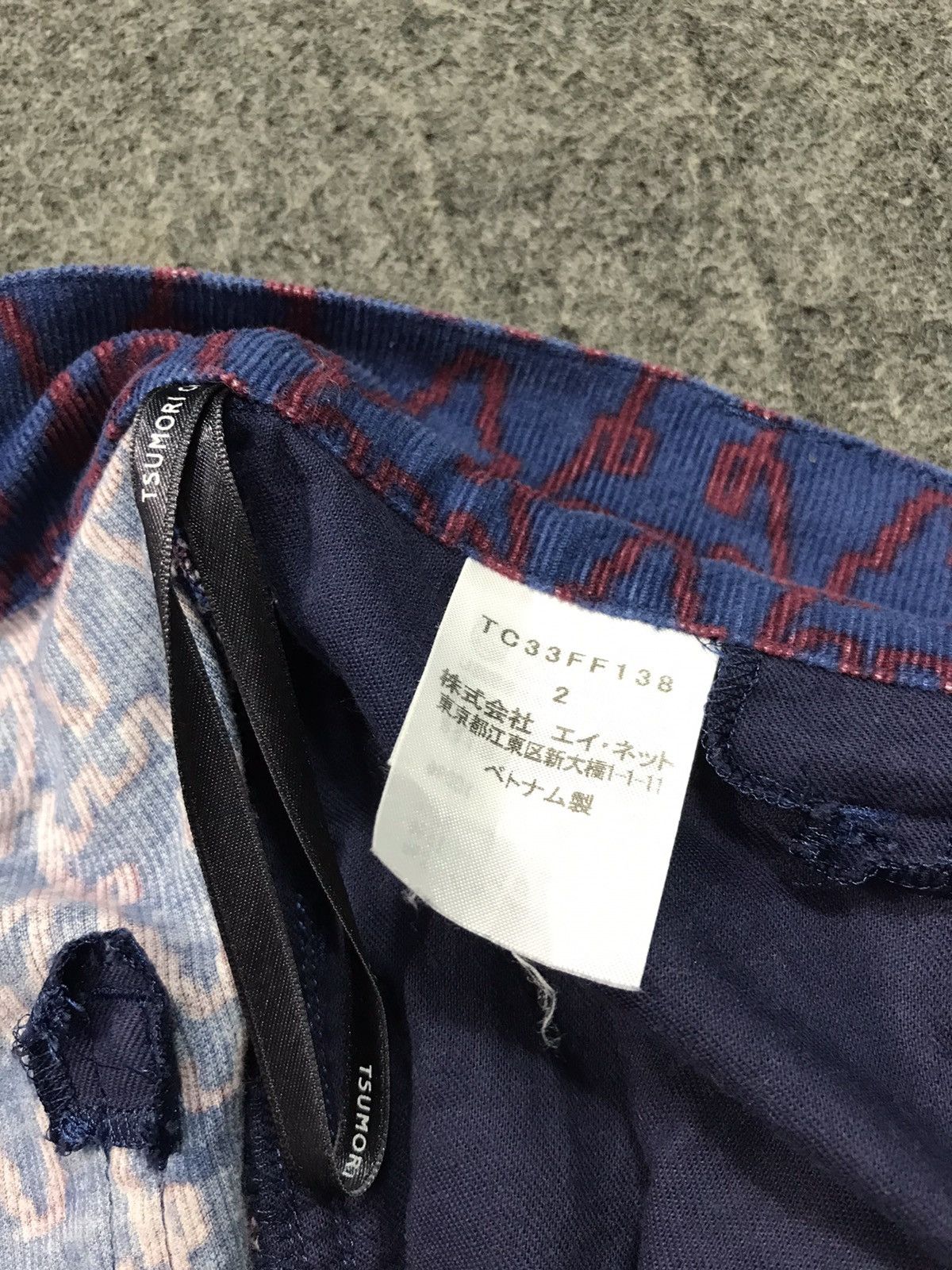 Issey Miyake × Japanese Brand × Tsumori Chisato Tsumori Chisato Corduroy Over Printed Pant Jogger K187j Size 30" / US 8 / IT 44 - 7 Thumbnail