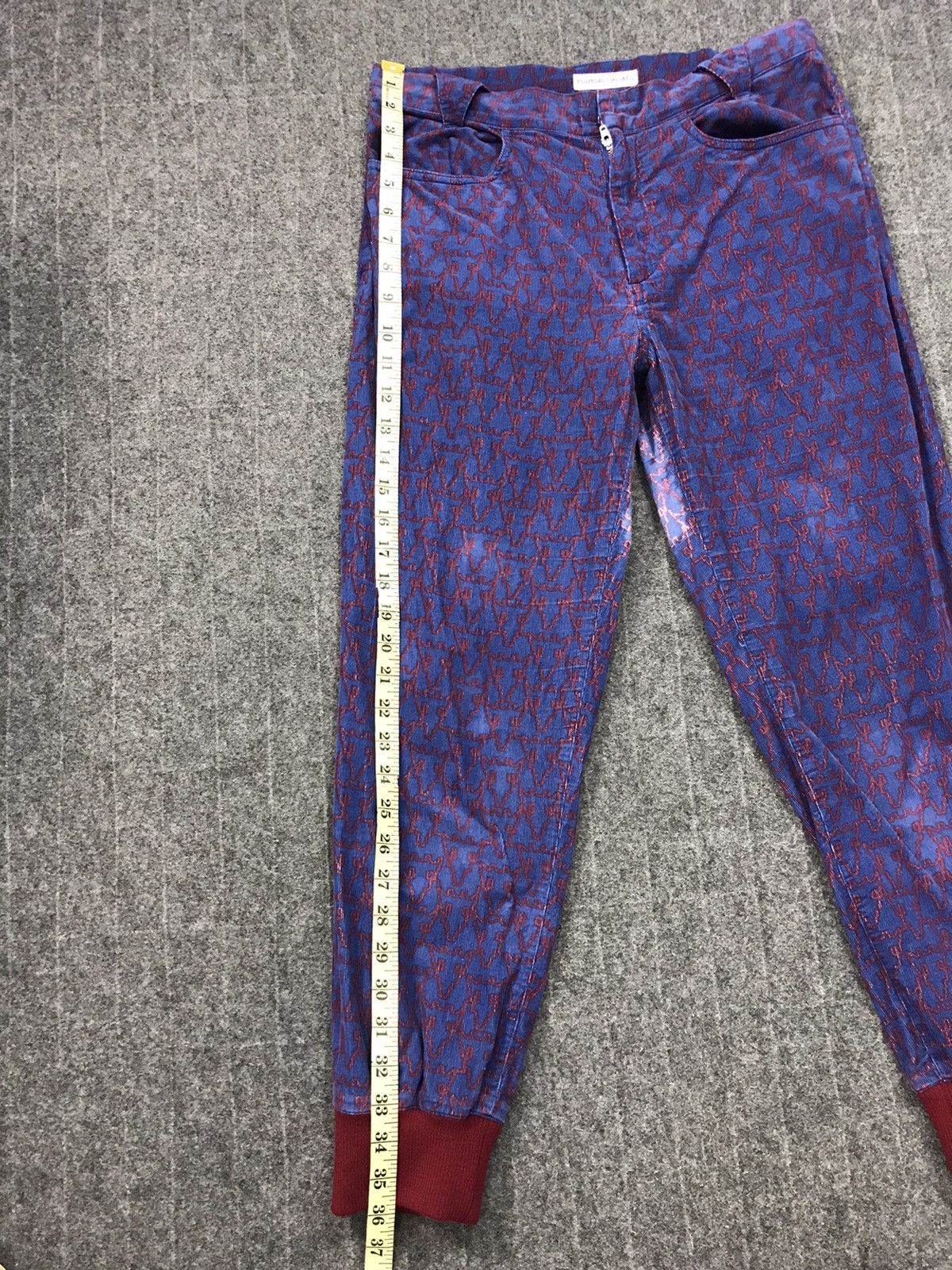 Issey Miyake × Japanese Brand × Tsumori Chisato Tsumori Chisato Corduroy Over Printed Pant Jogger K187j Size 30" / US 8 / IT 44 - 10 Thumbnail