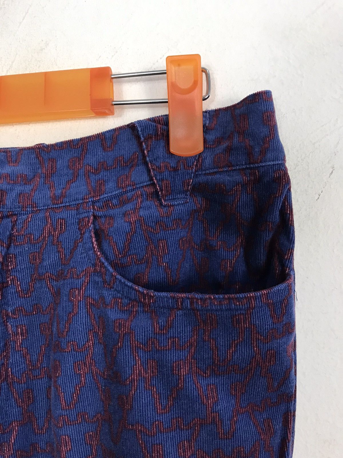 Issey Miyake × Japanese Brand × Tsumori Chisato Tsumori Chisato Corduroy Over Printed Pant Jogger K187j Size 30" / US 8 / IT 44 - 4 Thumbnail