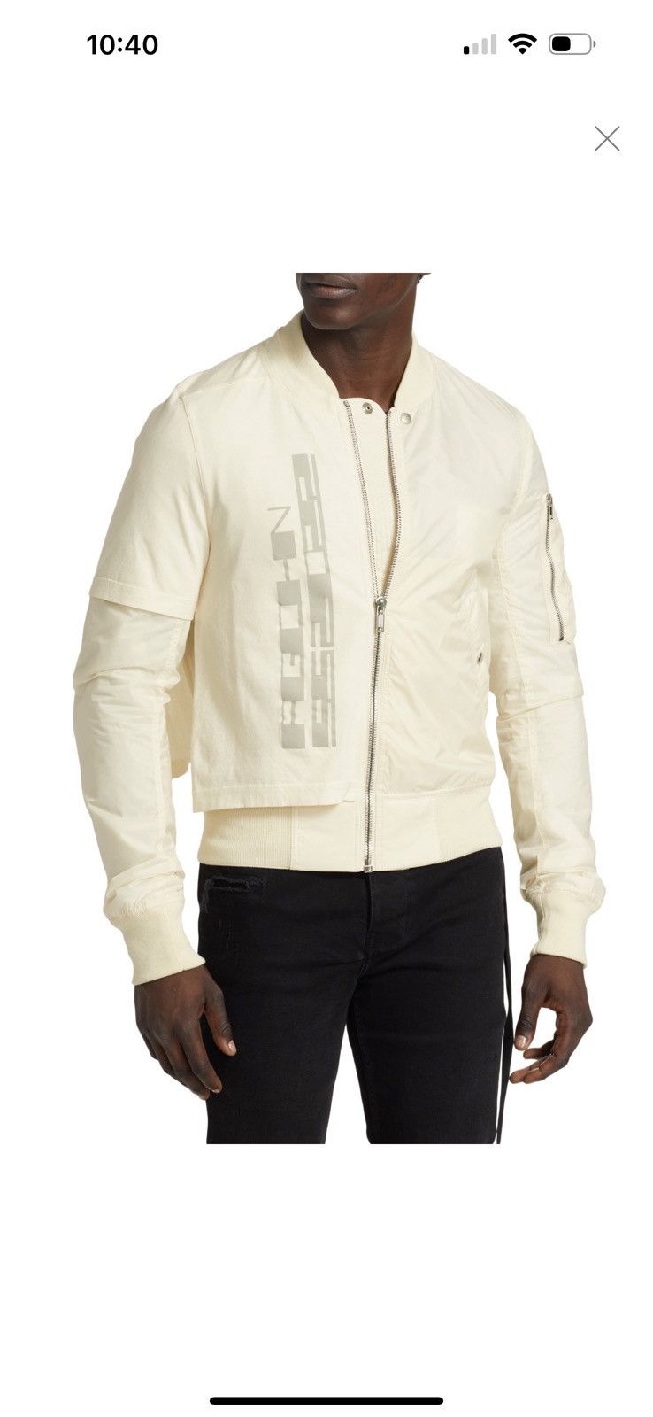 Rick Owens Drkshdw Flight Bomber Jacket DRKSHDW by Rick Size US L / EU 52-54 / 3 - 1 Thumbnail