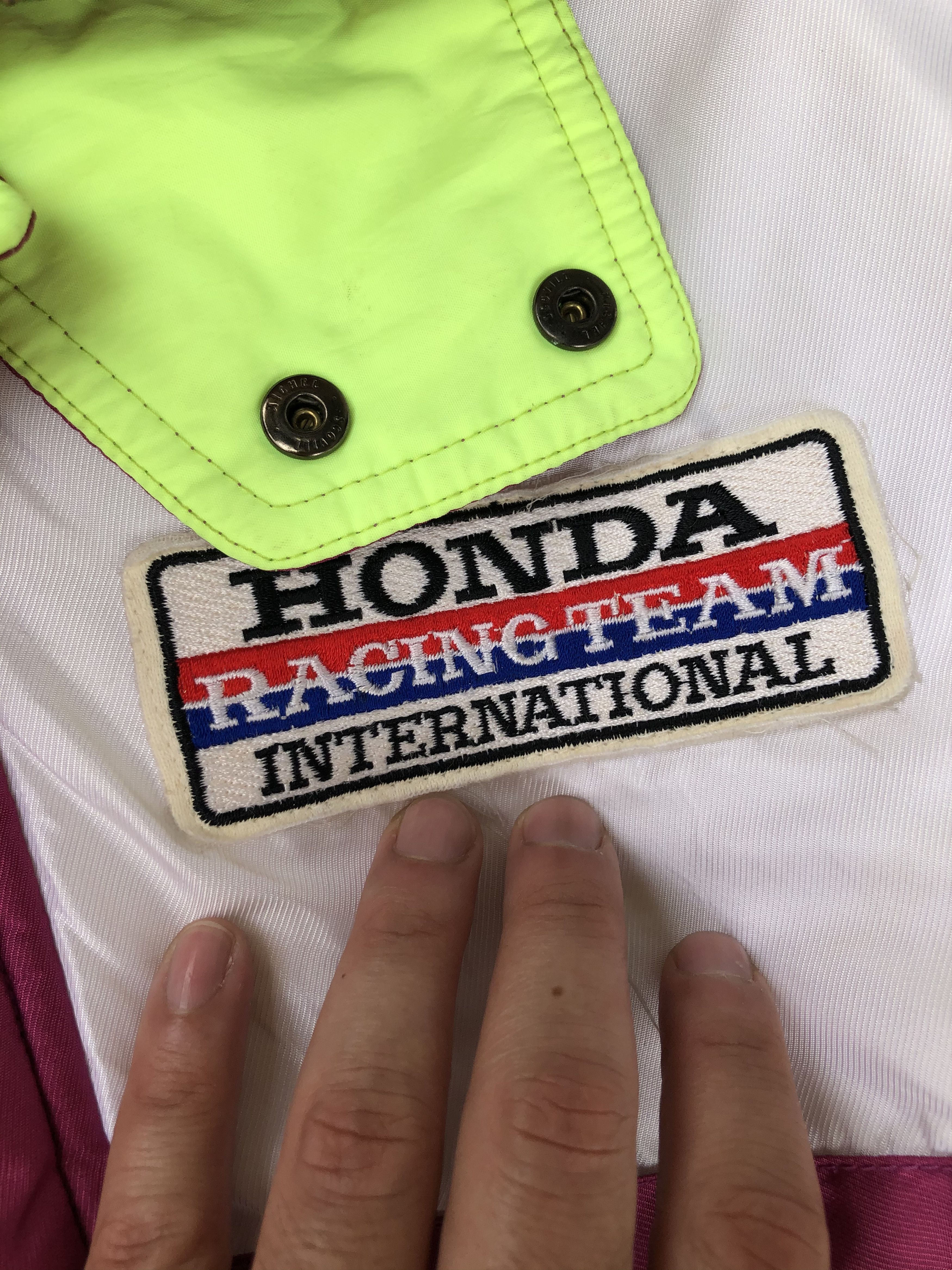 Honda RARE VINTAGE HONDA INTERNATIONAL RACING TEAM JACKET Size US L / EU 52-54 / 3 - 6 Thumbnail