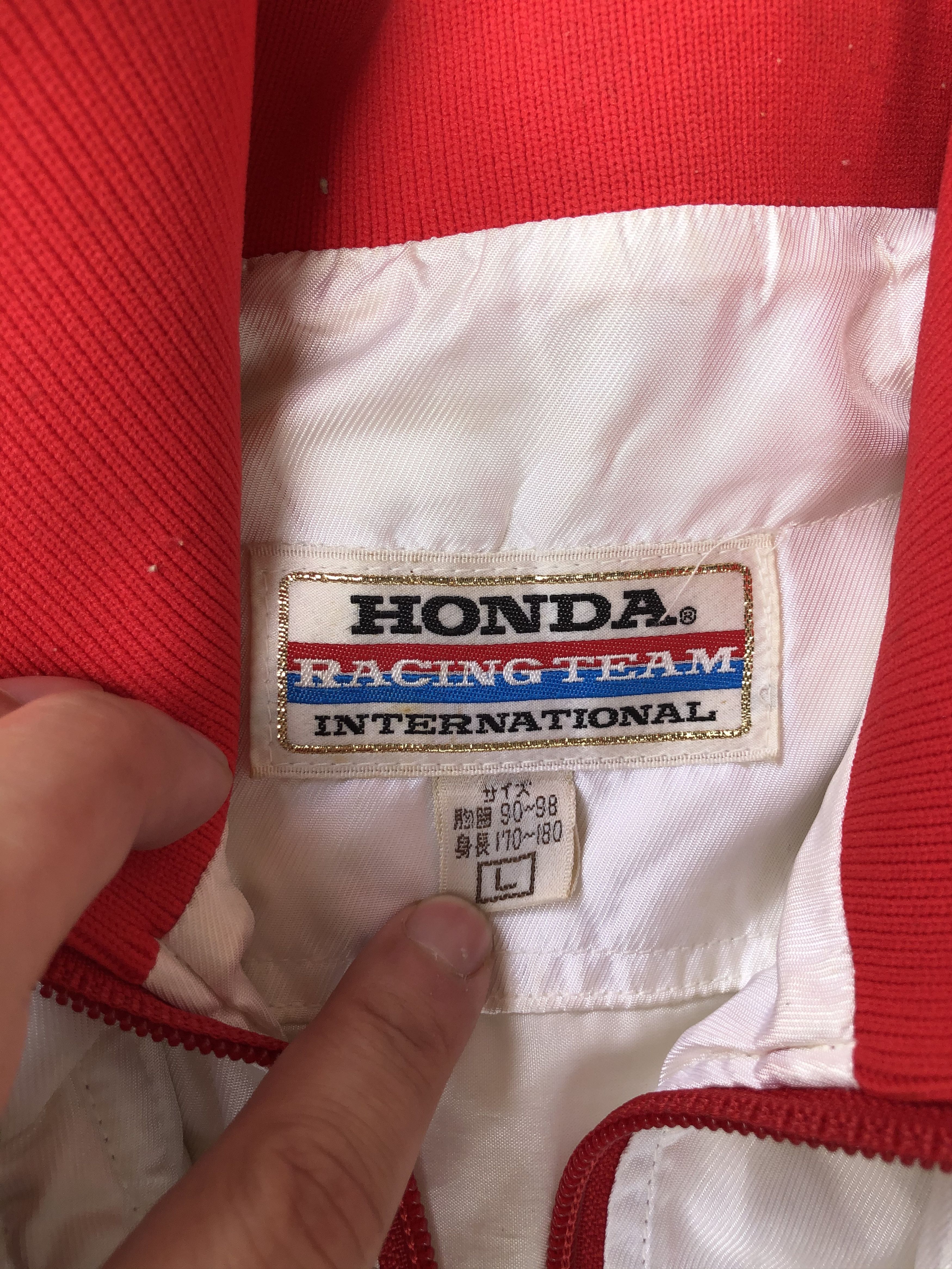 Honda RARE VINTAGE HONDA INTERNATIONAL RACING TEAM JACKET Size US L / EU 52-54 / 3 - 10 Thumbnail