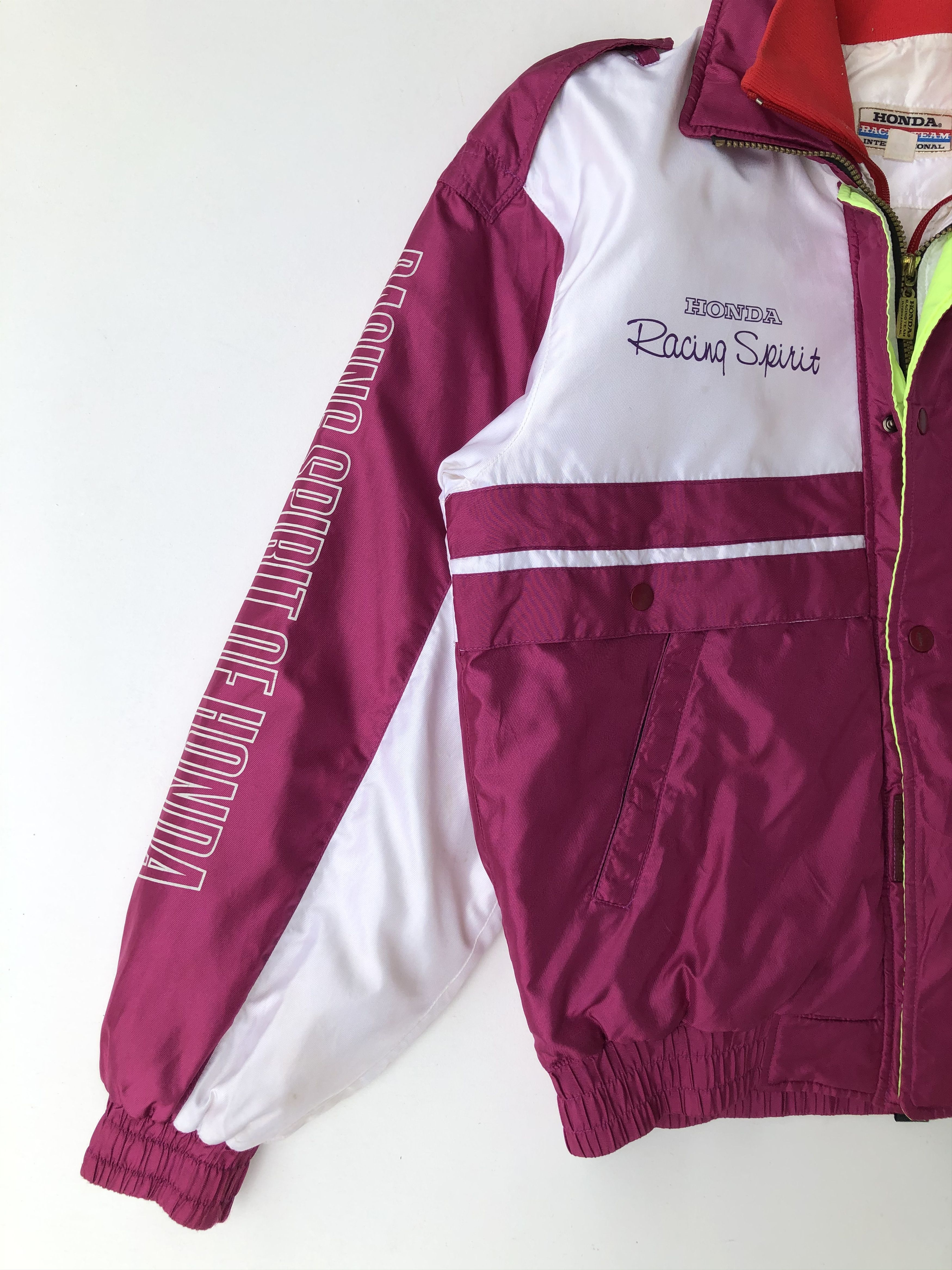 Honda RARE VINTAGE HONDA INTERNATIONAL RACING TEAM JACKET Size US L / EU 52-54 / 3 - 5 Thumbnail