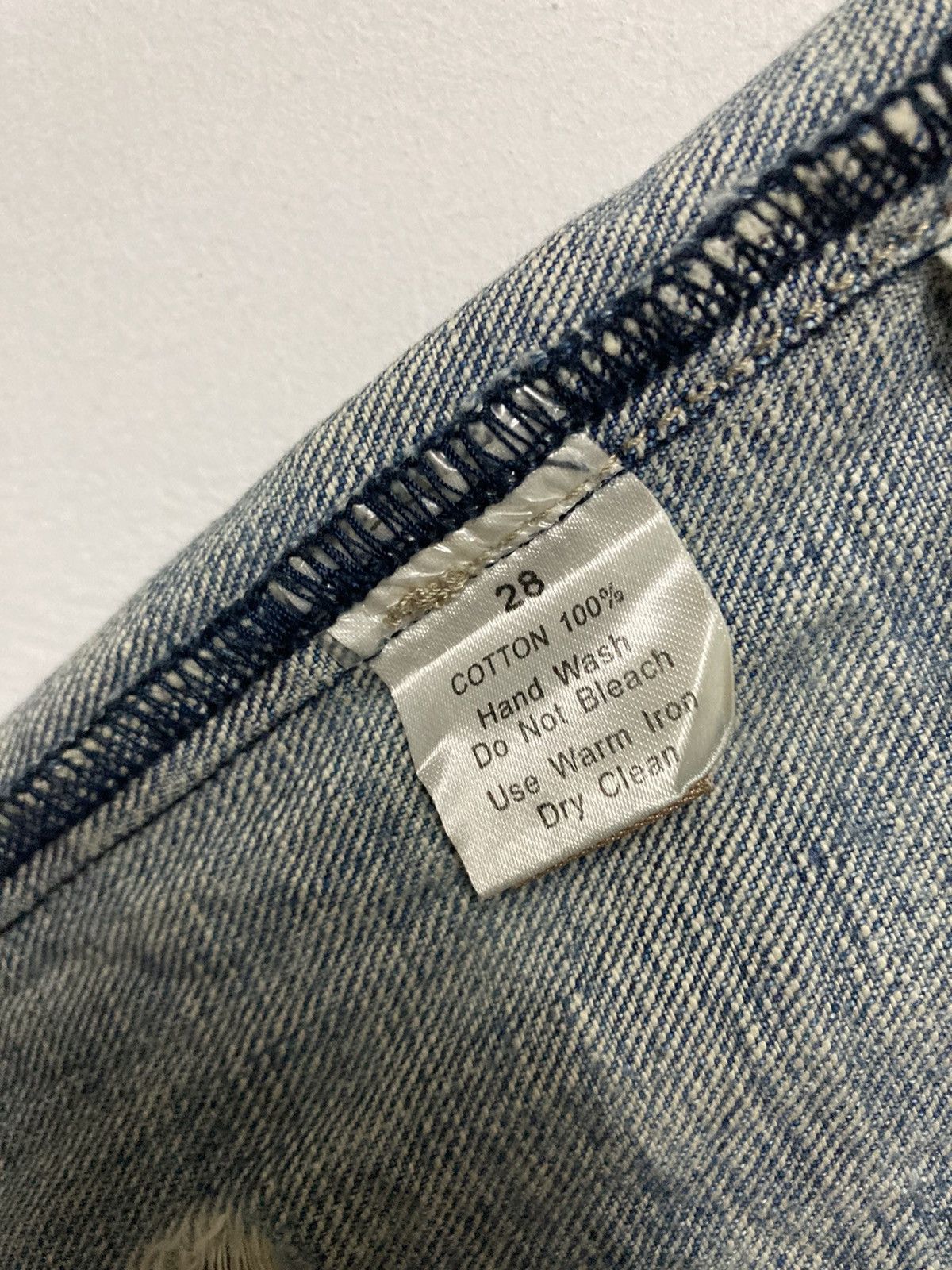 Stussy Stussy Rough & Rugged Distressed Skinny Jeans Size US 29 - 17 Thumbnail