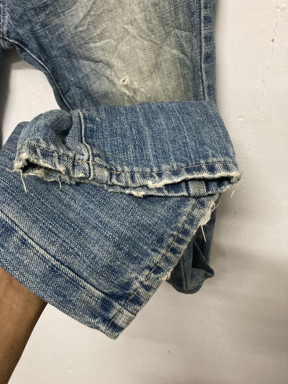 Stussy Stussy Rough & Rugged Distressed Skinny Jeans Size US 29 - 9 Thumbnail