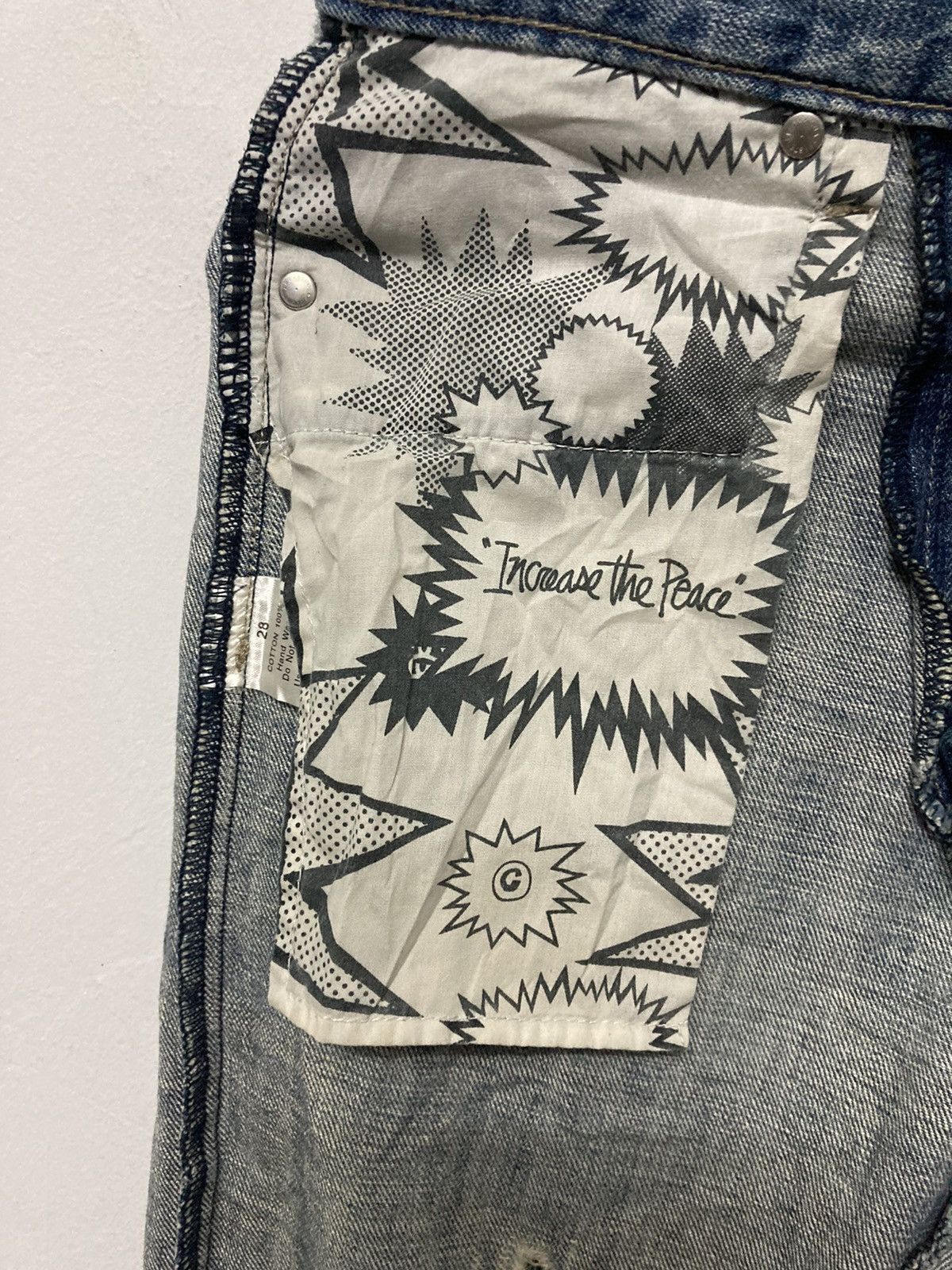 Stussy Stussy Rough & Rugged Distressed Skinny Jeans Size US 29 - 16 Thumbnail