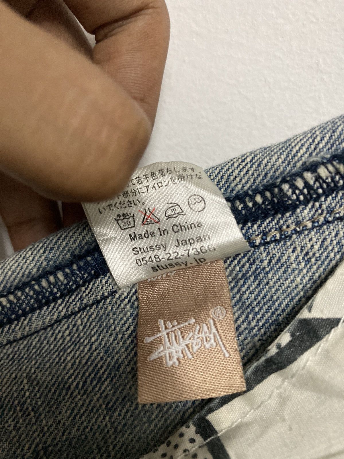 Stussy Stussy Rough & Rugged Distressed Skinny Jeans Size US 29 - 18 Thumbnail