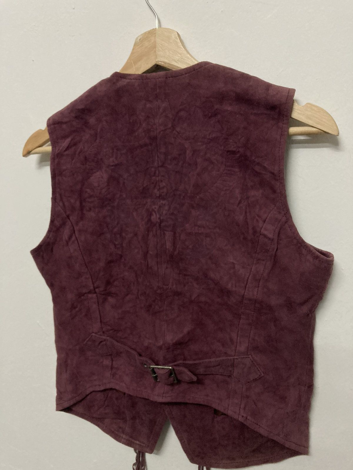 Diesel × Genuine Leather × Leather Diesel Full Leather Vest Jacket Size 34R - 4 Thumbnail