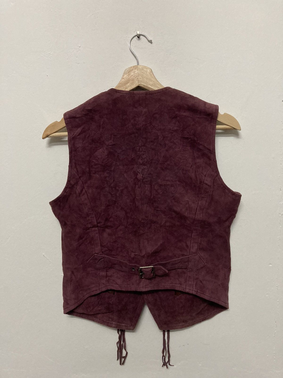 Diesel × Genuine Leather × Leather Diesel Full Leather Vest Jacket Size 34R - 2 Thumbnail