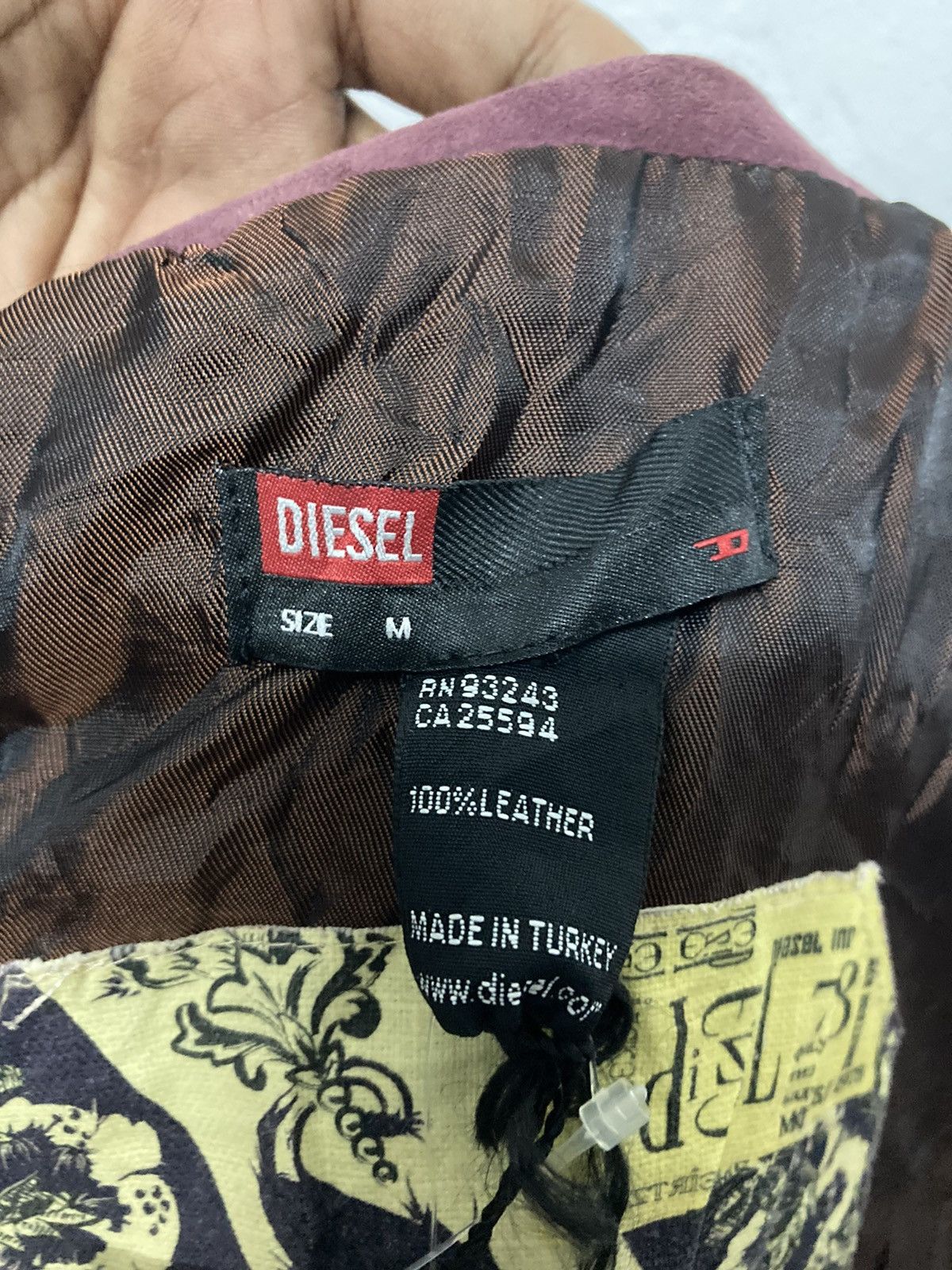 Diesel × Genuine Leather × Leather Diesel Full Leather Vest Jacket Size 34R - 11 Thumbnail