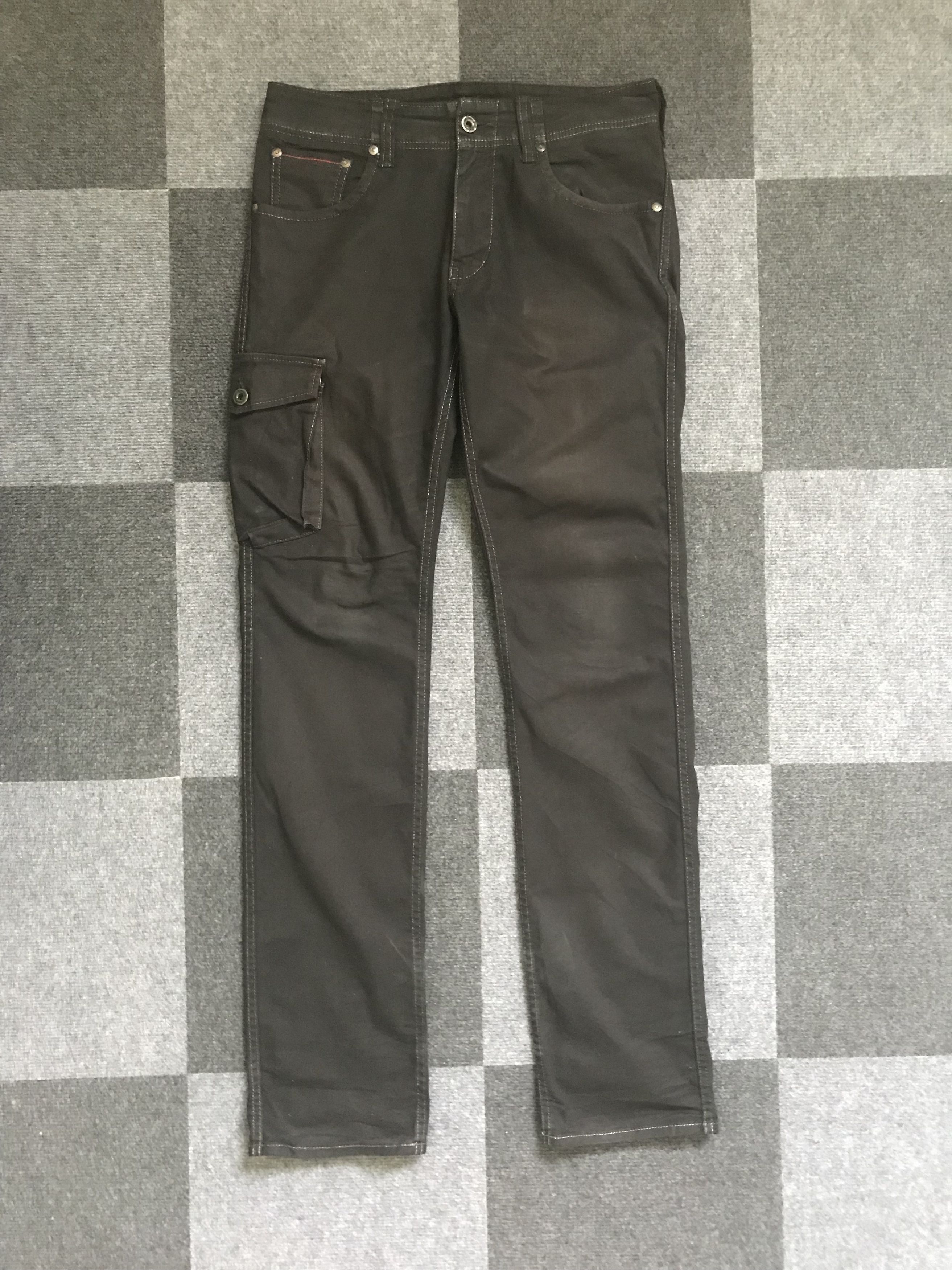 Japanese Brand CP166 Johnbull Japan Skinny Half Cargo Pant Size US 30 / EU 46 - 1 Thumbnail