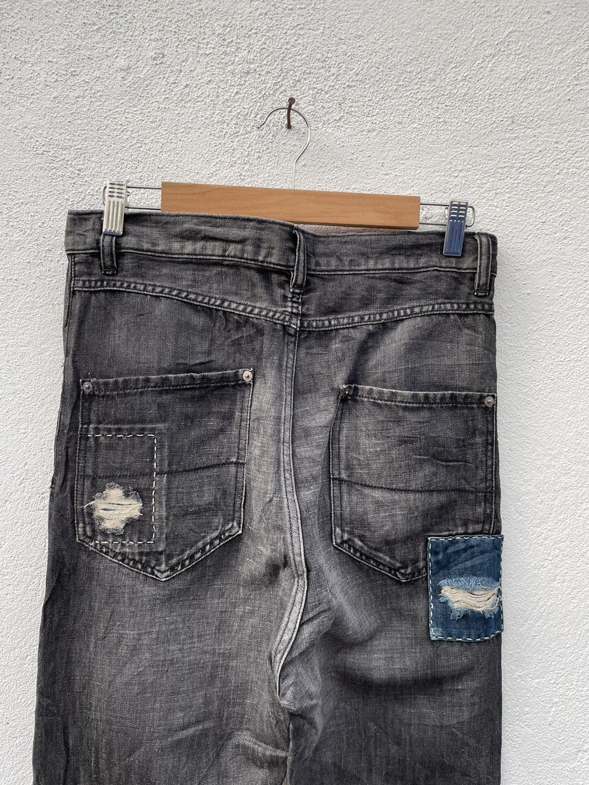Vivienne Westwood Vivienne Westwood Man Patch Work Drop Crotch Light Denim Size US 32 / EU 48 - 8 Thumbnail