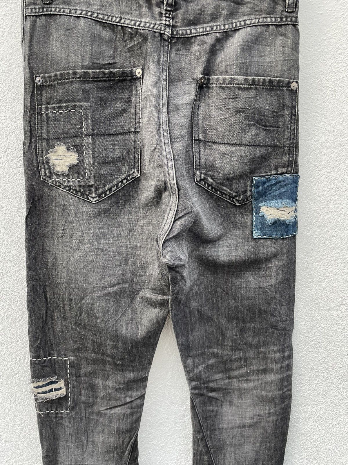 Vivienne Westwood Vivienne Westwood Man Patch Work Drop Crotch Light Denim Size US 32 / EU 48 - 9 Thumbnail