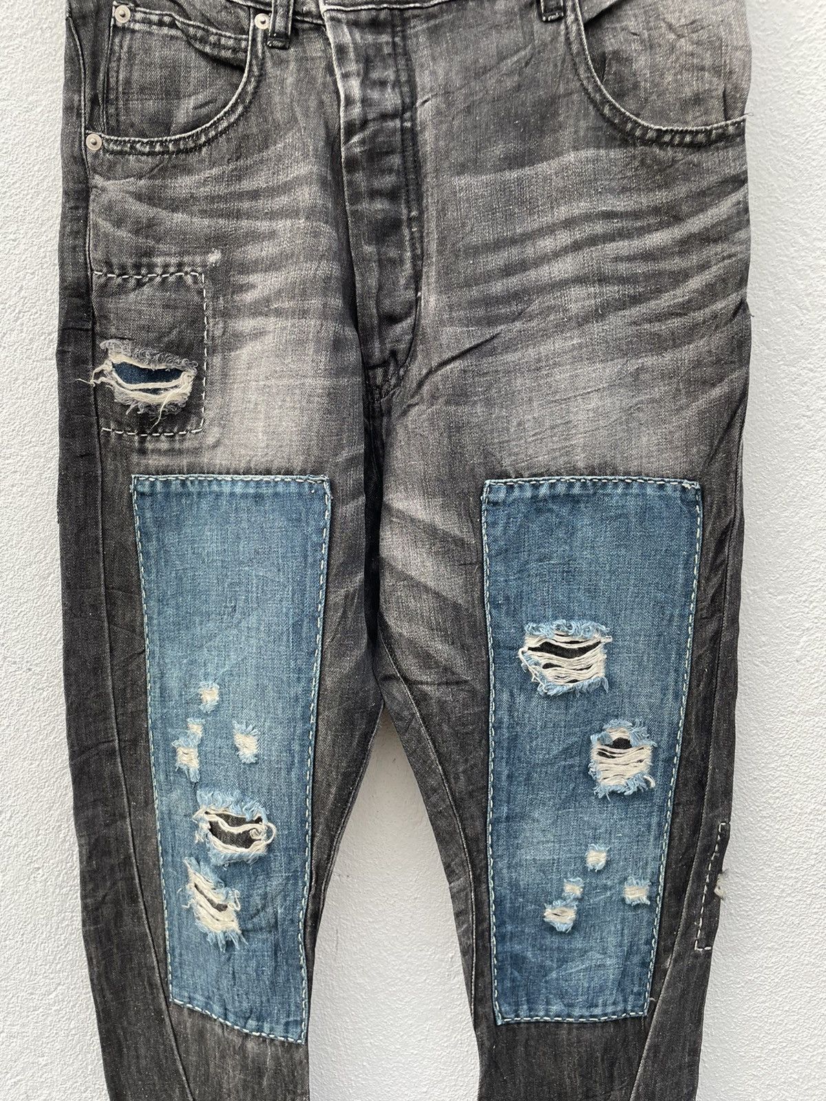 Vivienne Westwood Vivienne Westwood Man Patch Work Drop Crotch Light Denim Size US 32 / EU 48 - 3 Thumbnail
