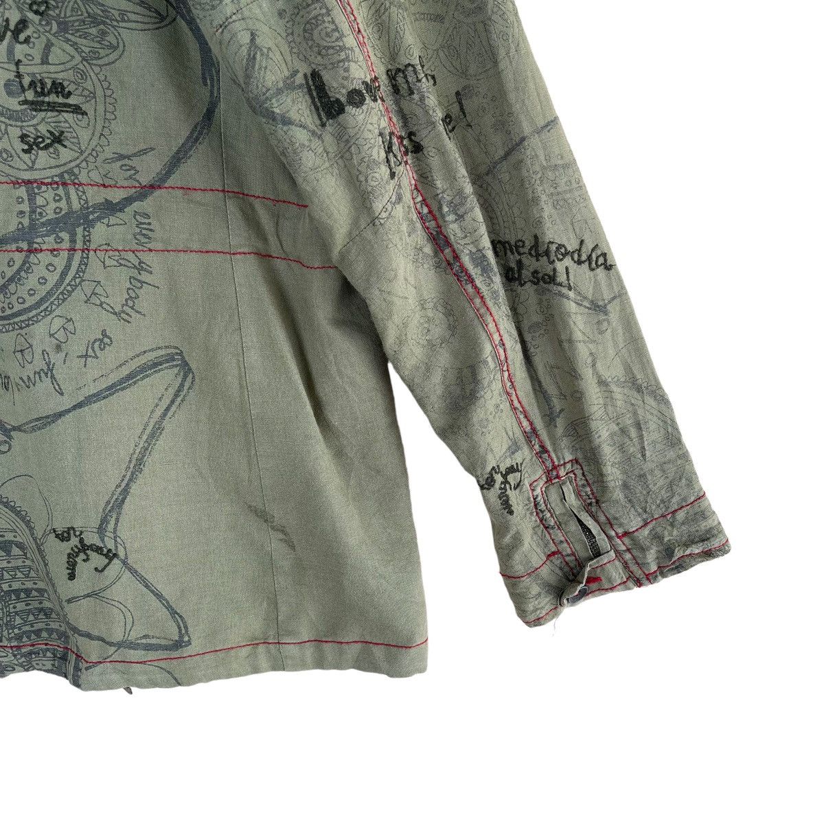 Desigual Desigual Man Love Me Kiss Me Love Design Jacket Size US M / EU 48-50 / 2 - 8 Thumbnail