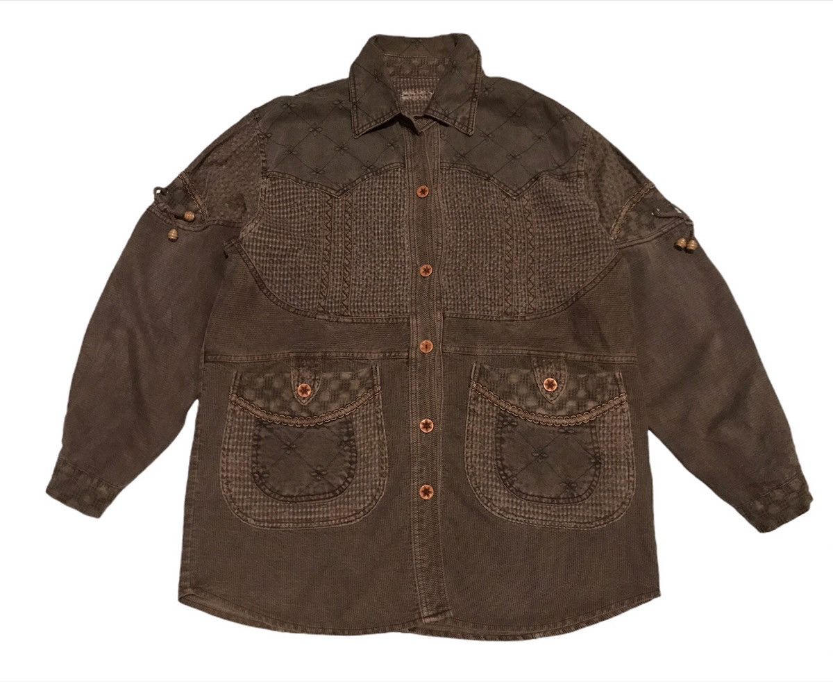 Japanese Brand Unisex Boro Patchwork Unique Design Jacket Size US M / EU 48-50 / 2 - 1 Thumbnail