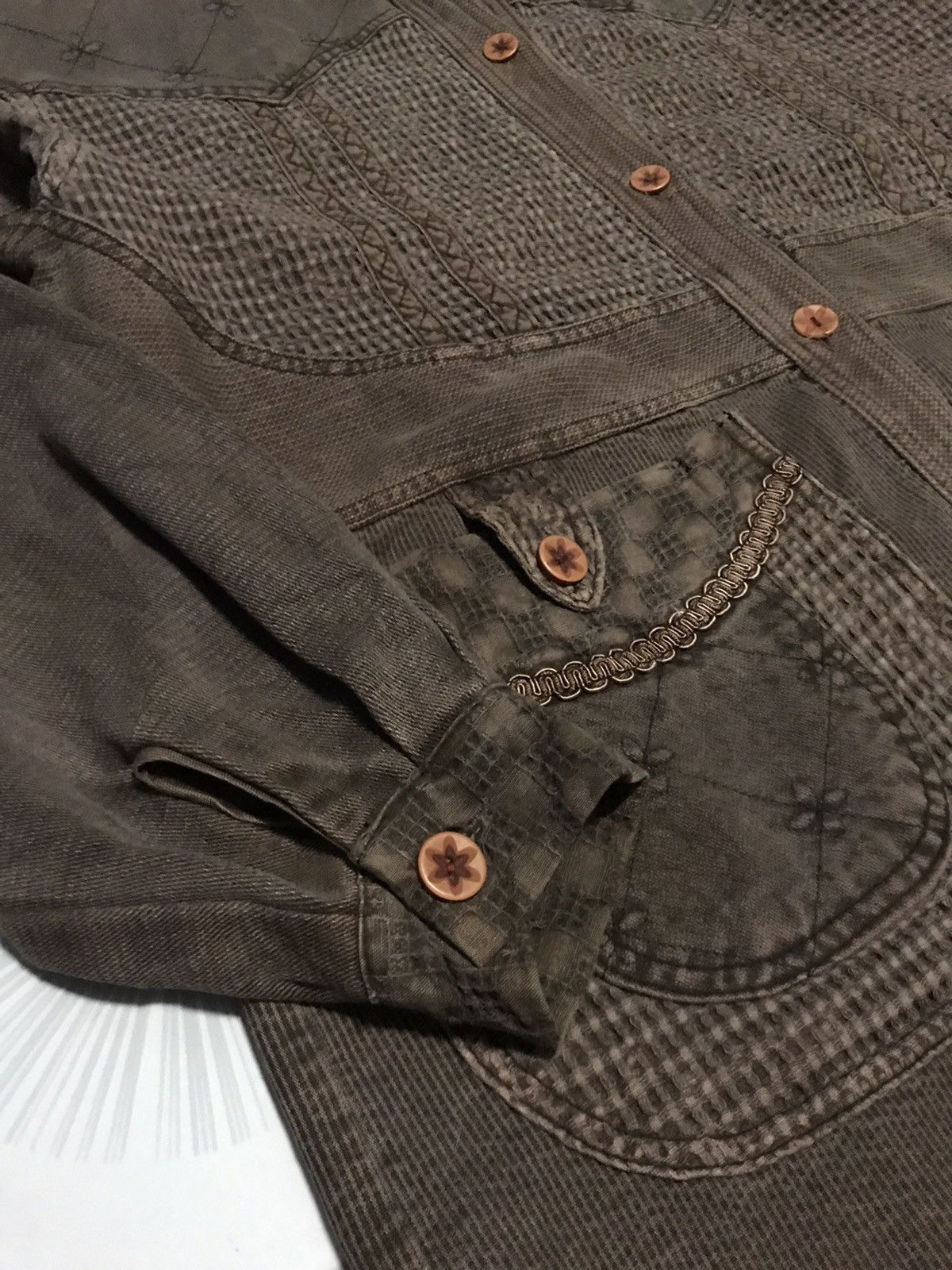 Japanese Brand Unisex Boro Patchwork Unique Design Jacket Size US M / EU 48-50 / 2 - 10 Thumbnail