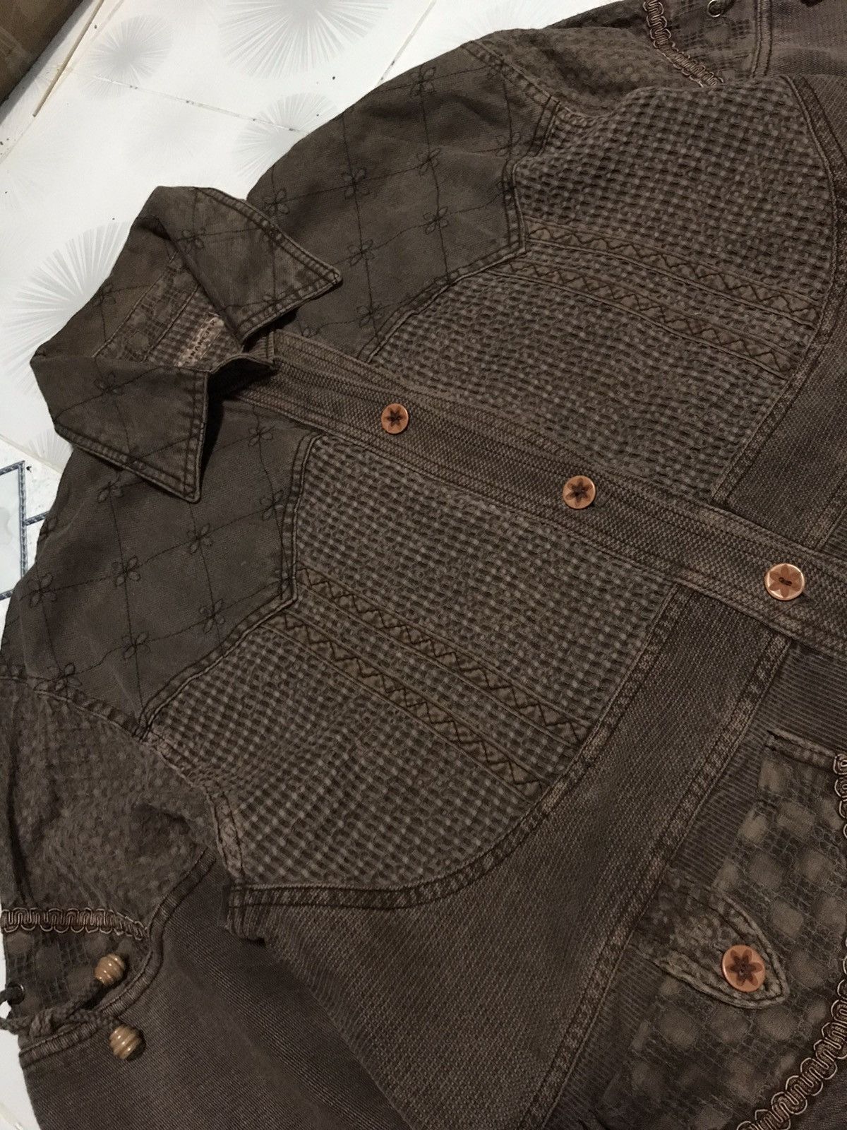 Japanese Brand Unisex Boro Patchwork Unique Design Jacket Size US M / EU 48-50 / 2 - 8 Thumbnail