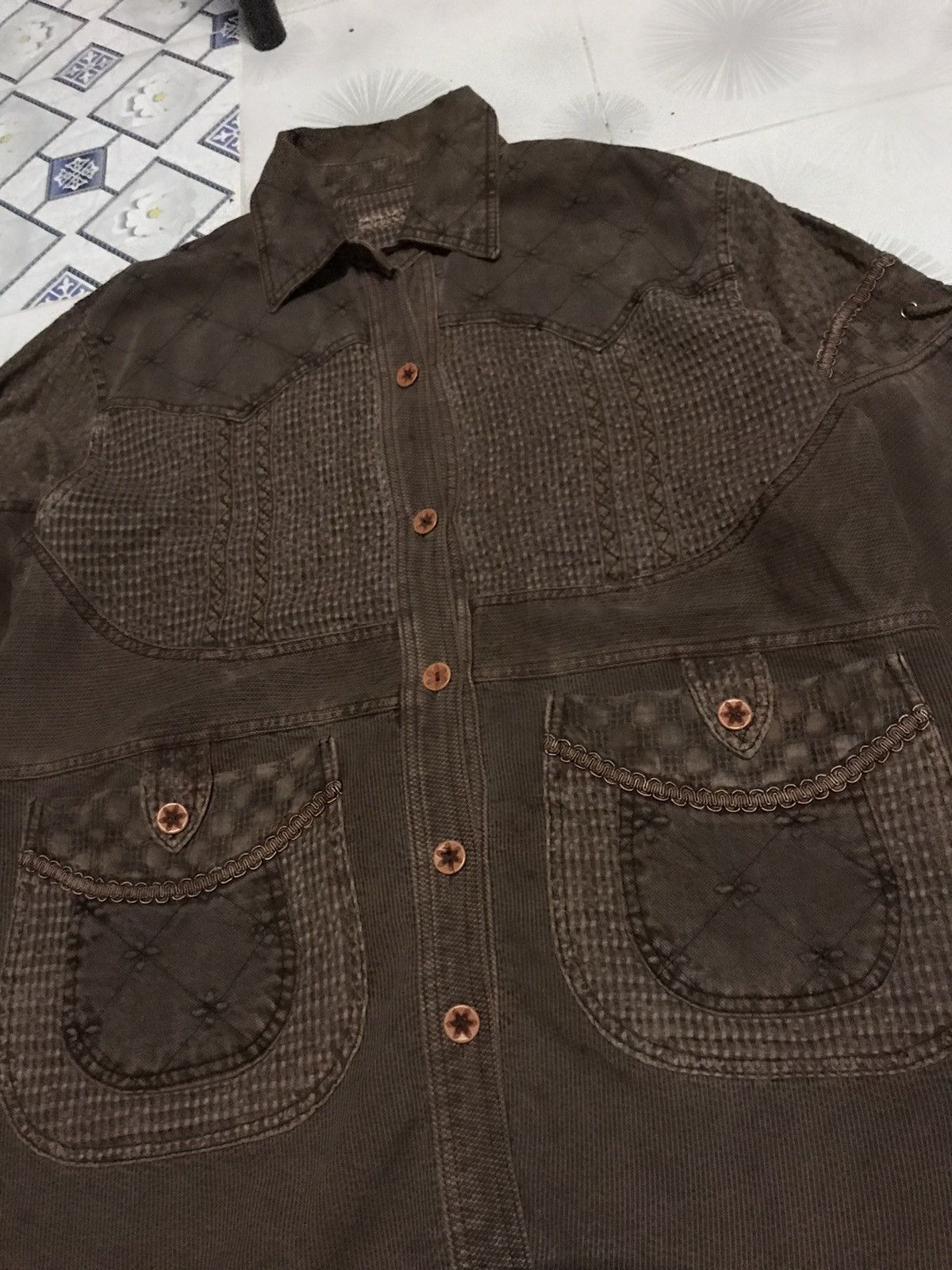 Japanese Brand Unisex Boro Patchwork Unique Design Jacket Size US M / EU 48-50 / 2 - 4 Thumbnail