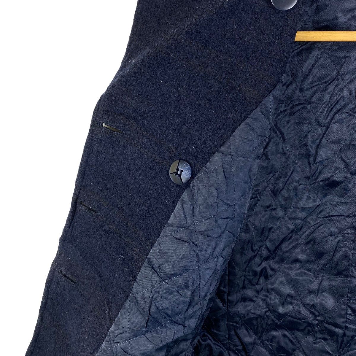 Designer × Vintage Vintage ELLE Paris Fashion Designer Wool Peacoat Jacket Size S / US 4 / IT 40 - 9 Thumbnail