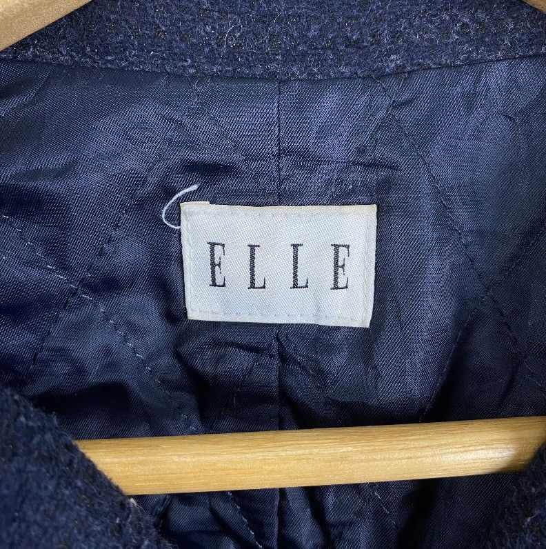 Designer × Vintage Vintage ELLE Paris Fashion Designer Wool Peacoat Jacket Size S / US 4 / IT 40 - 6 Thumbnail